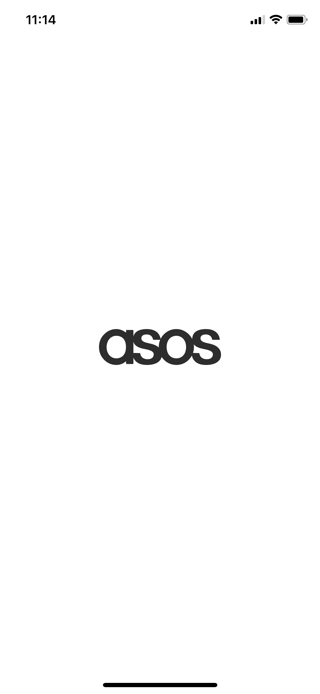 ASOS iOS Shopping interface screenshot 1