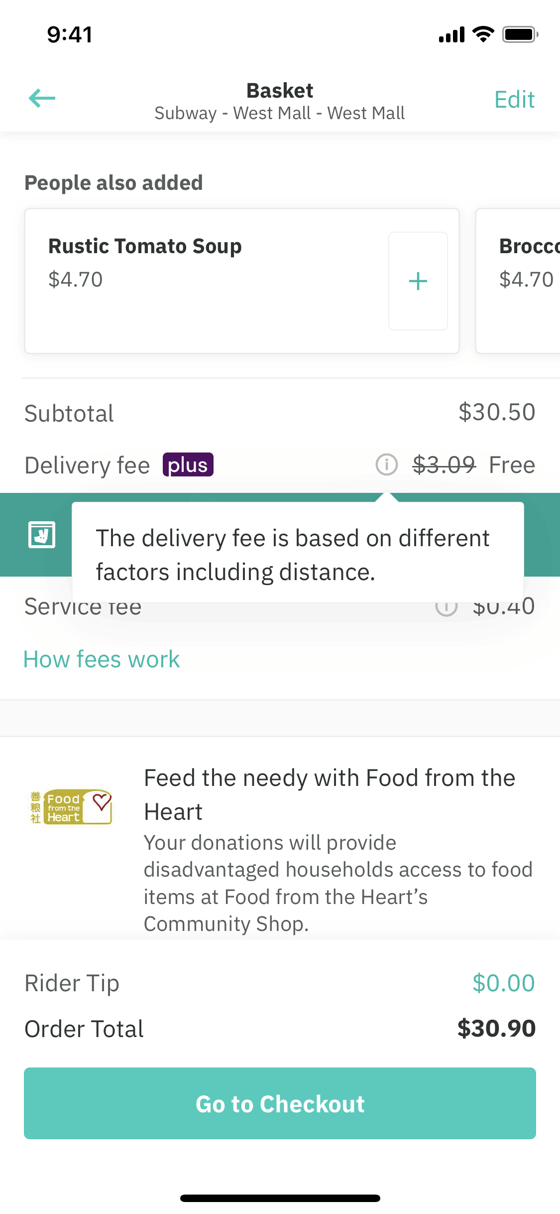 Deliveroo iOS Food & Drink interface screenshot 4