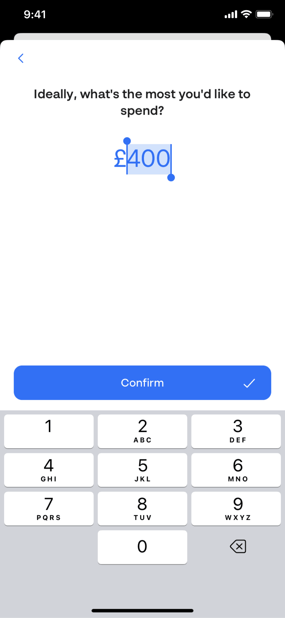 Monese iOS Finance interface screenshot 10