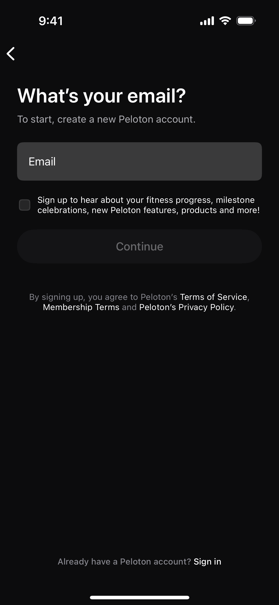 Peloton Strength+ iOS Health & Fitness interface screenshot 3