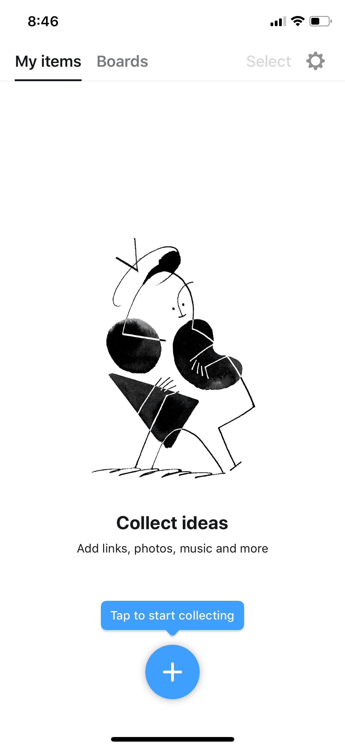 Collect iOS Productivity interface screenshot 6
