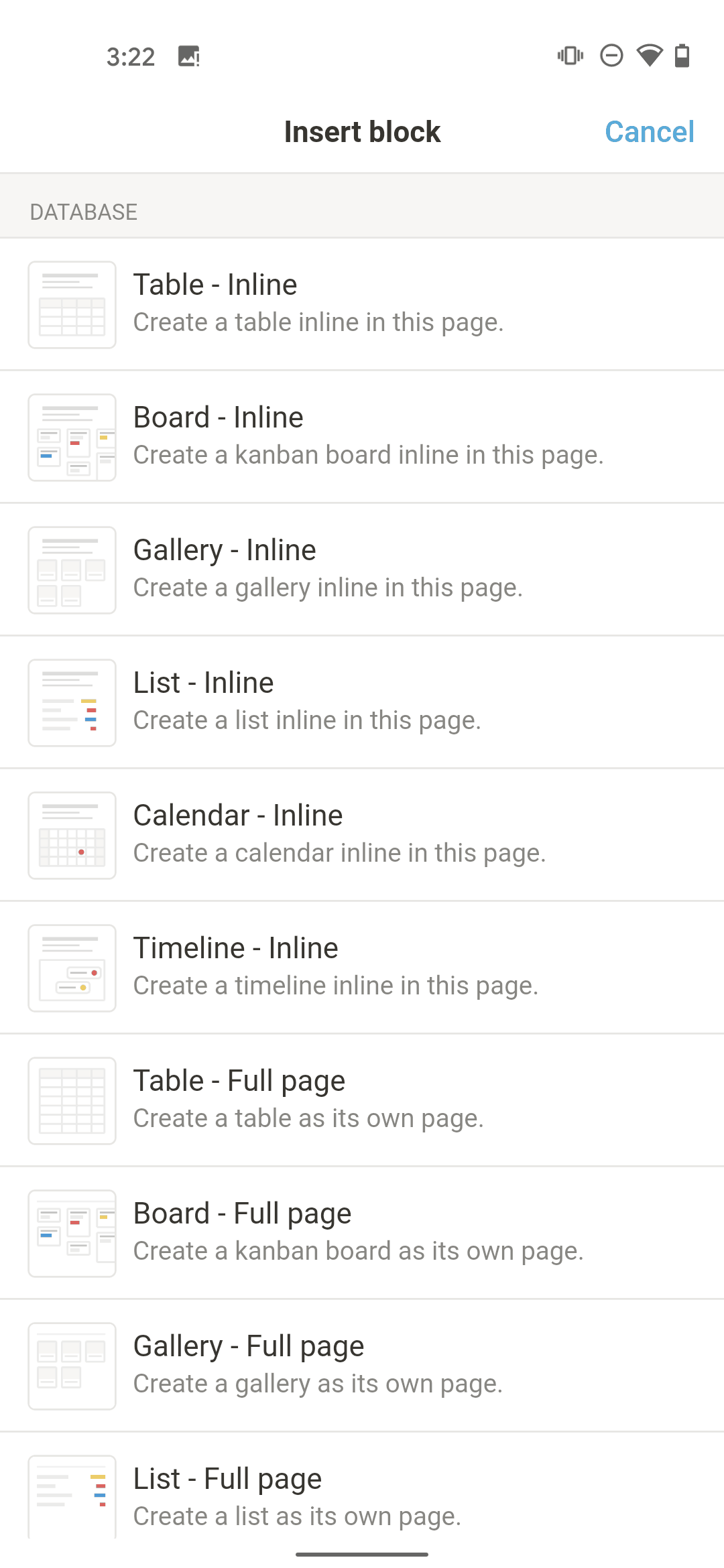 Notion Android Collaboration interface screenshot 15