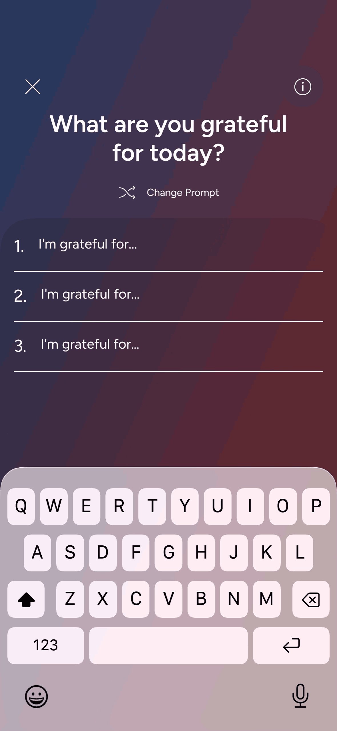 Calm iOS Health & Fitness interface screenshot 14