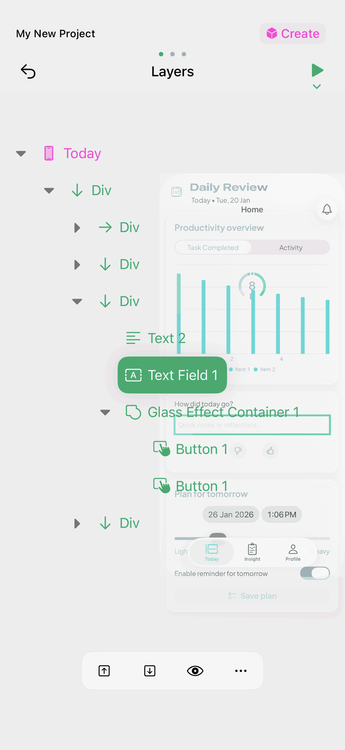Play iOS Lifestyle interface screenshot 1