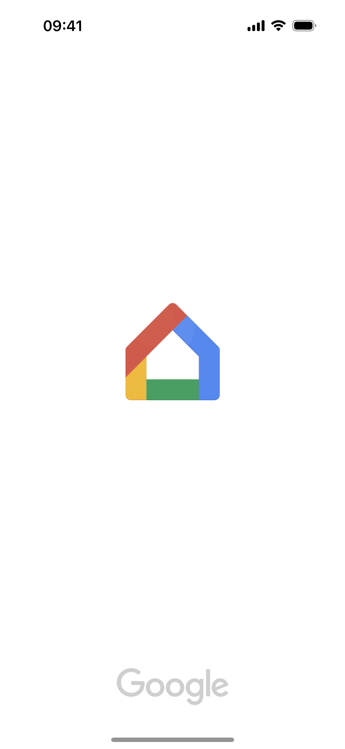 Google Home iOS AI interface screenshot 1