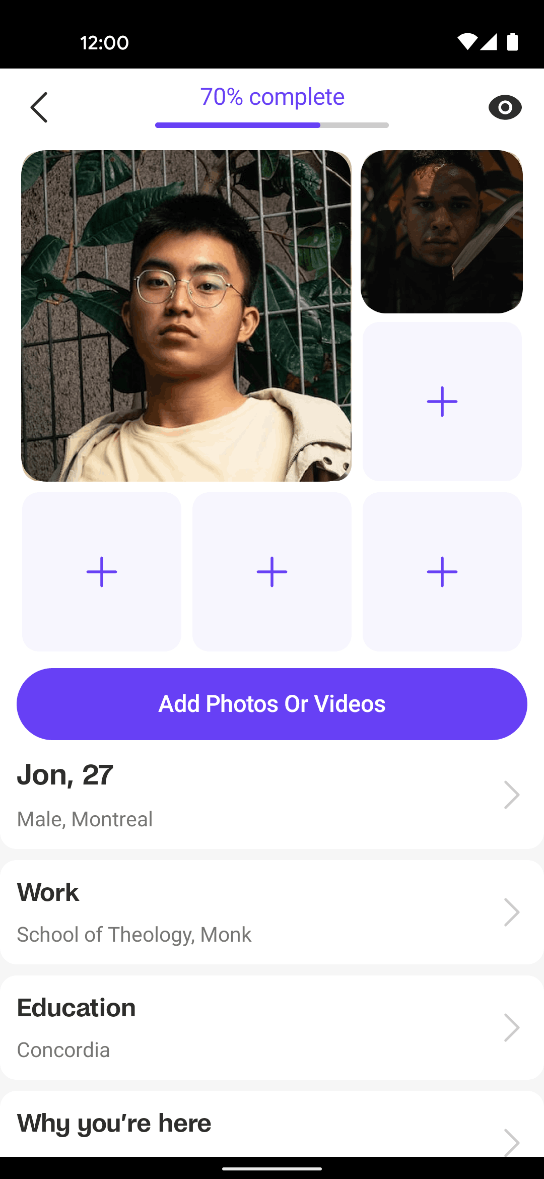 Badoo Android Lifestyle interface screenshot 12