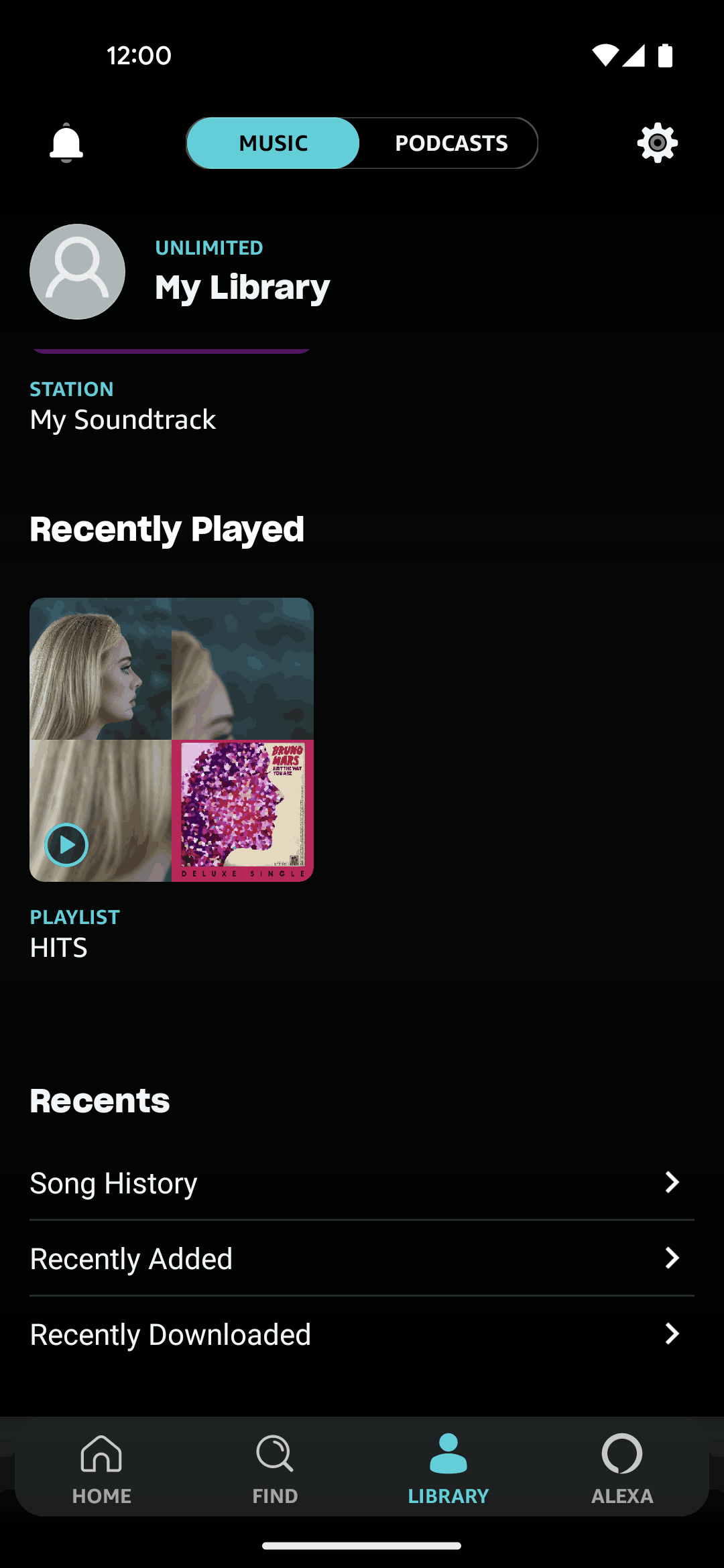 Amazon Music Android Music & Audio interface screenshot 10