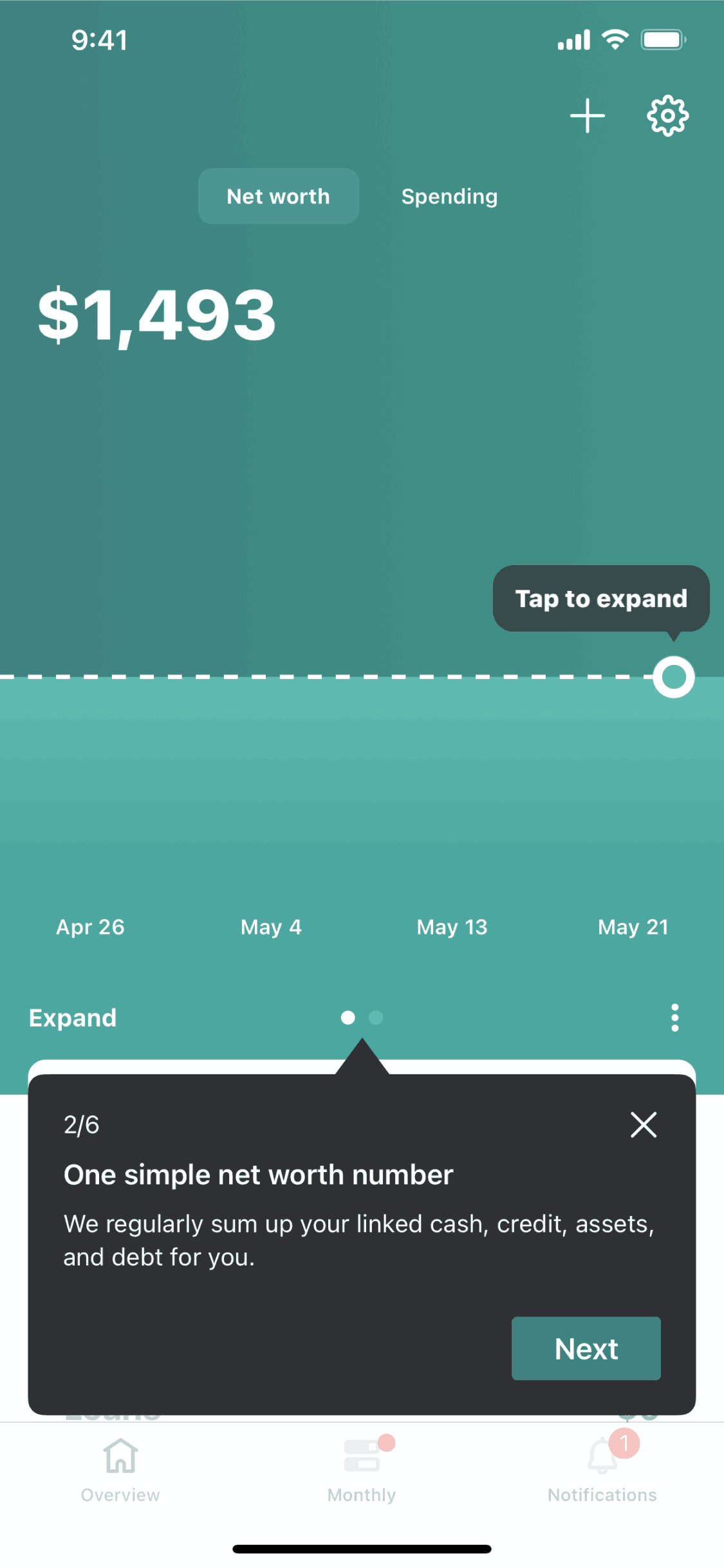 Mint iOS Finance interface screenshot 23