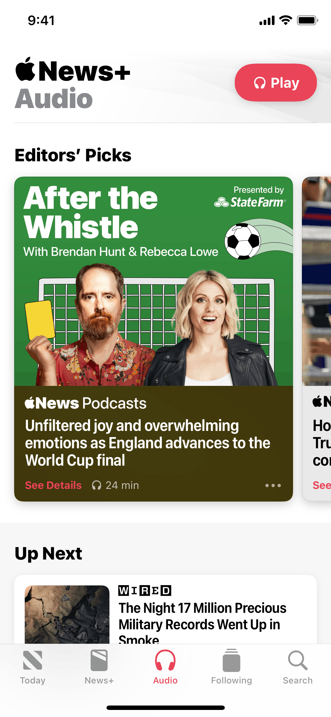 Apple News iOS News interface screenshot 4