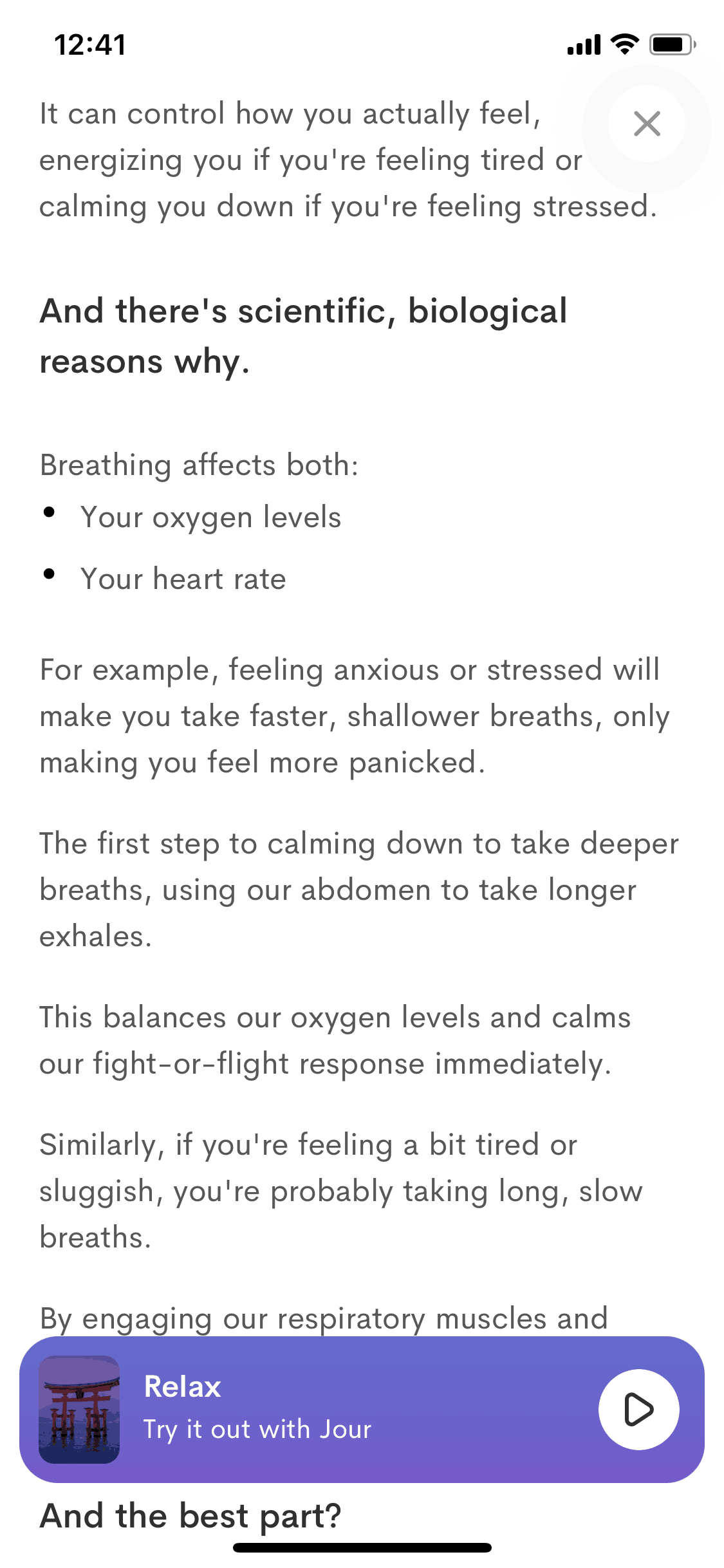 Alan Mind iOS Health & Fitness interface screenshot 4