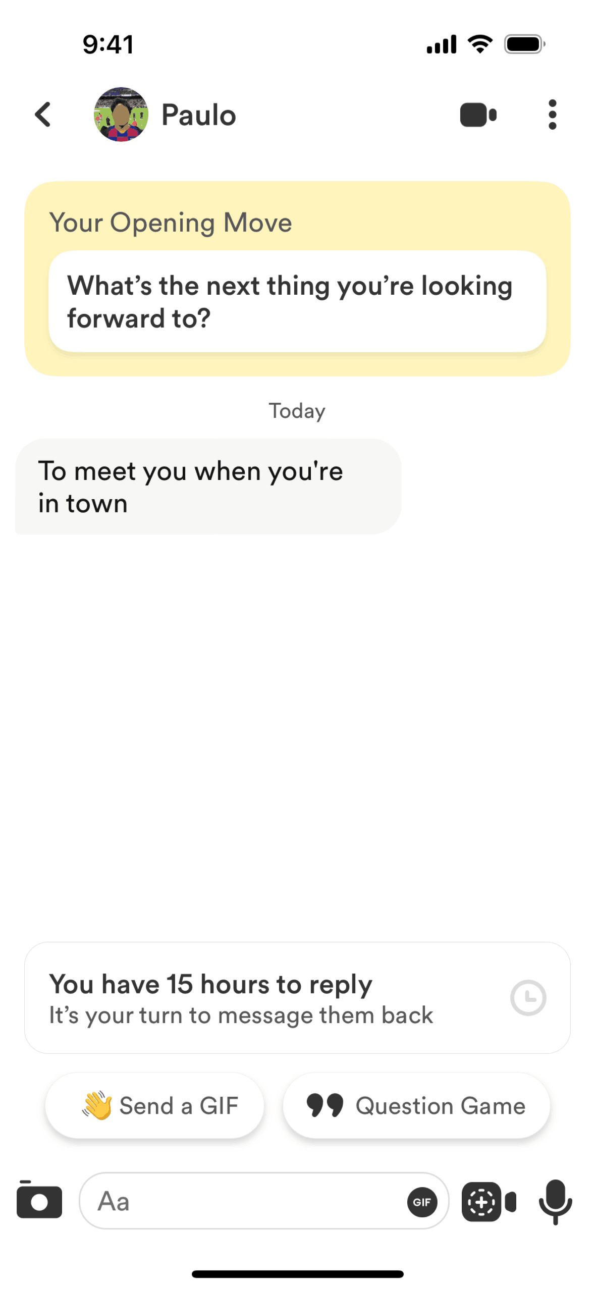 Bumble iOS Lifestyle interface screenshot 4