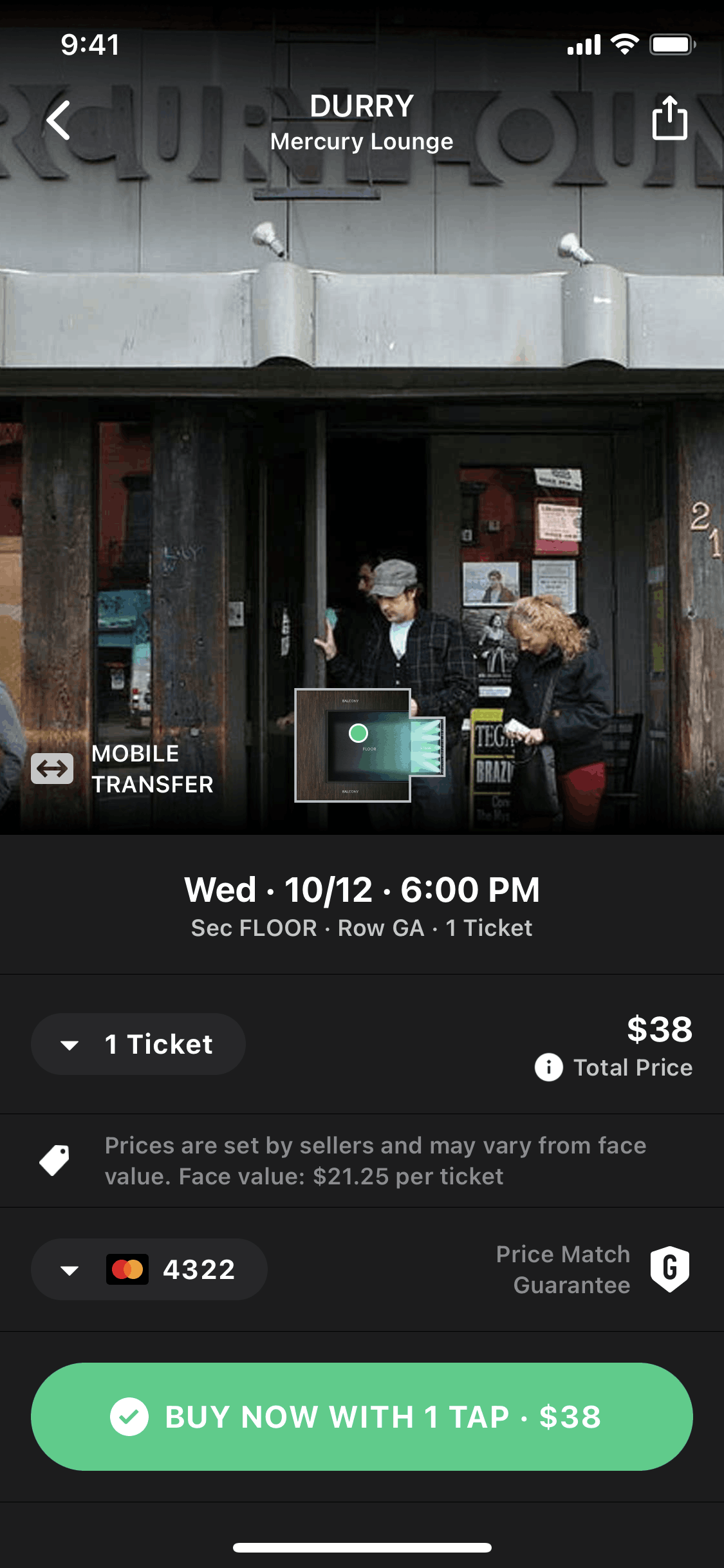 Gametime iOS Entertainment interface screenshot 2