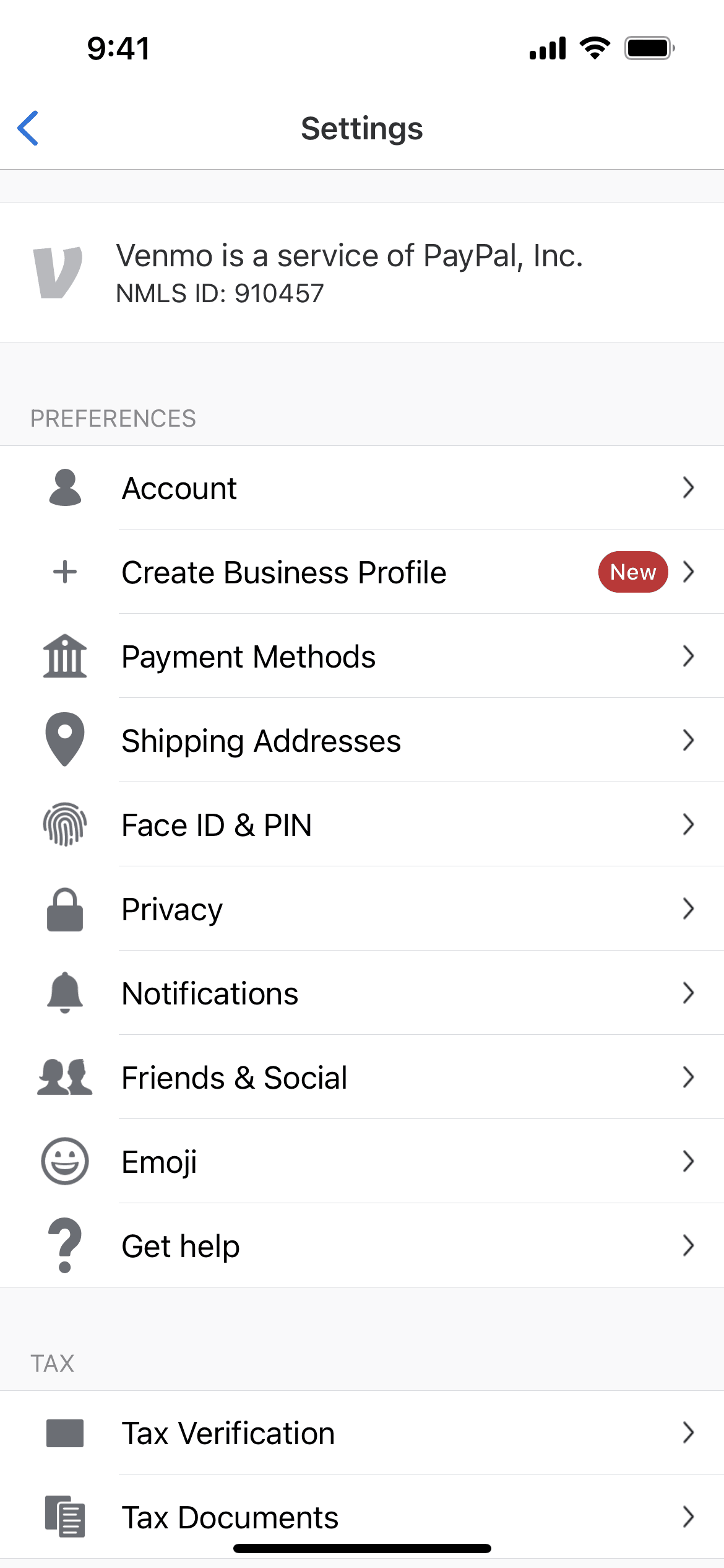 Venmo iOS Finance interface screenshot 12