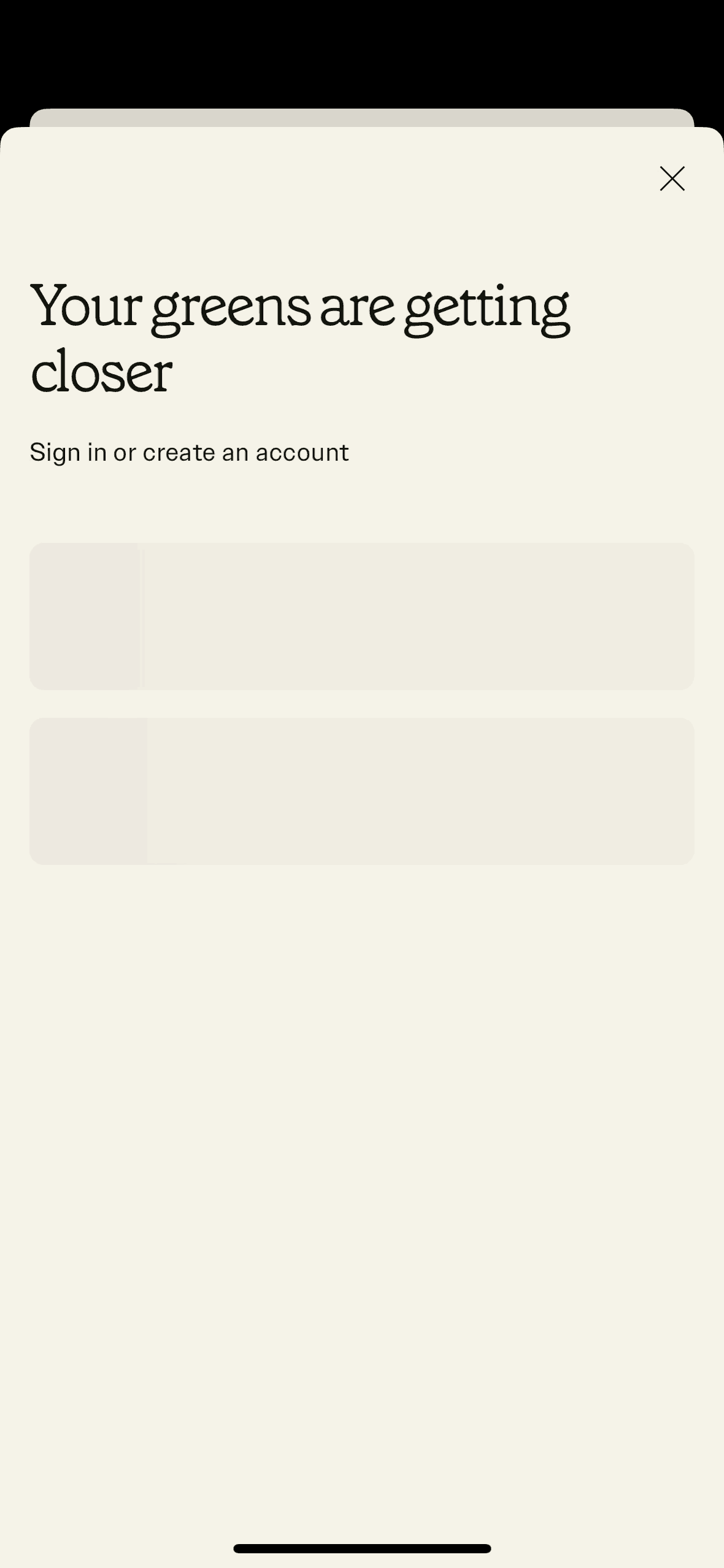 sweetgreen iOS Food & Drink interface screenshot 5