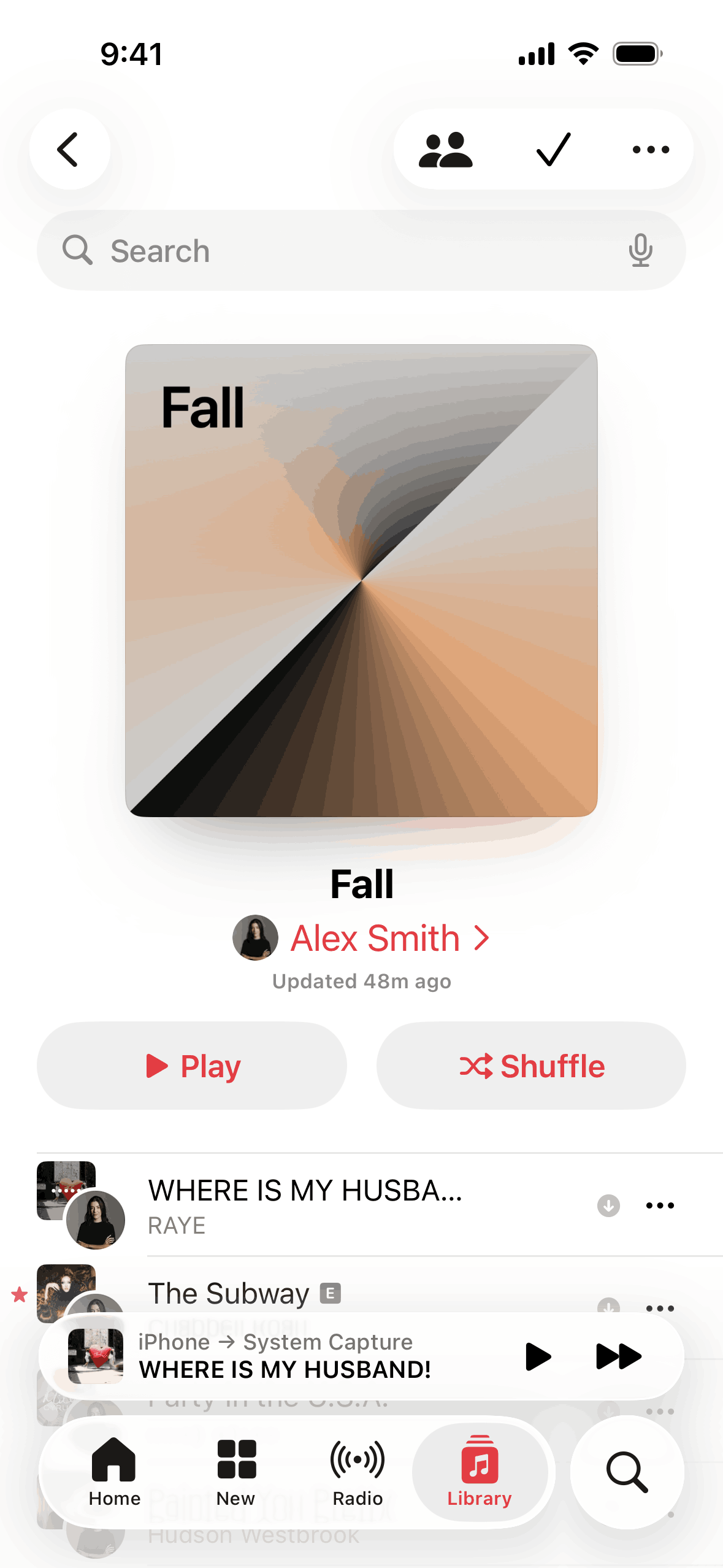 Apple Music iOS Music & Audio interface screenshot 9