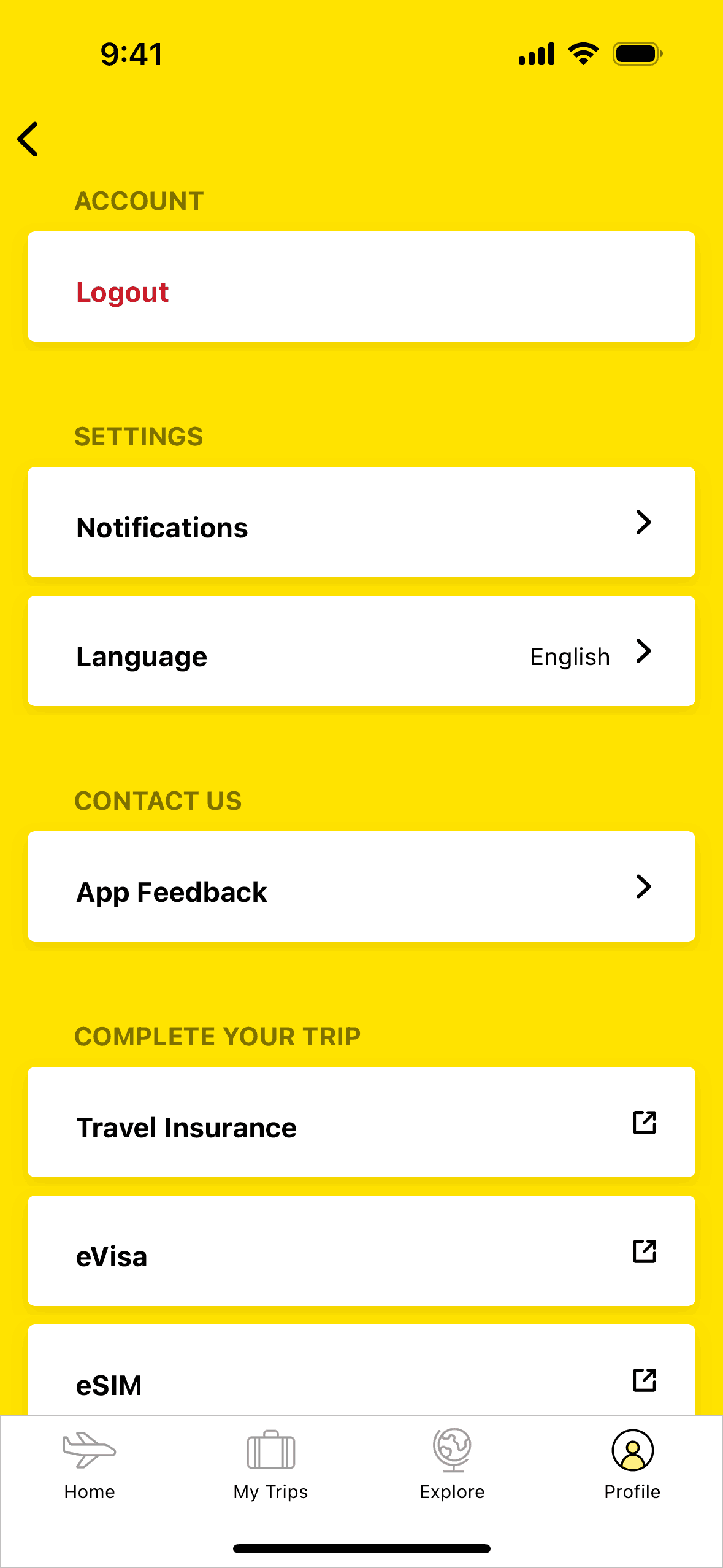 Scoot iOS Travel & Transportation interface screenshot 10
