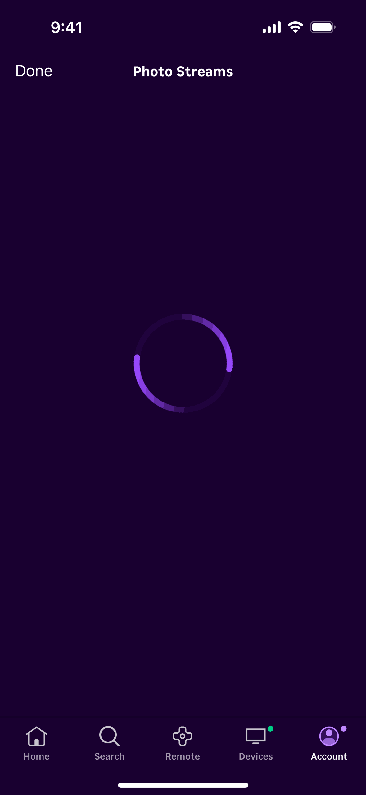 Roku iOS Entertainment interface screenshot 10