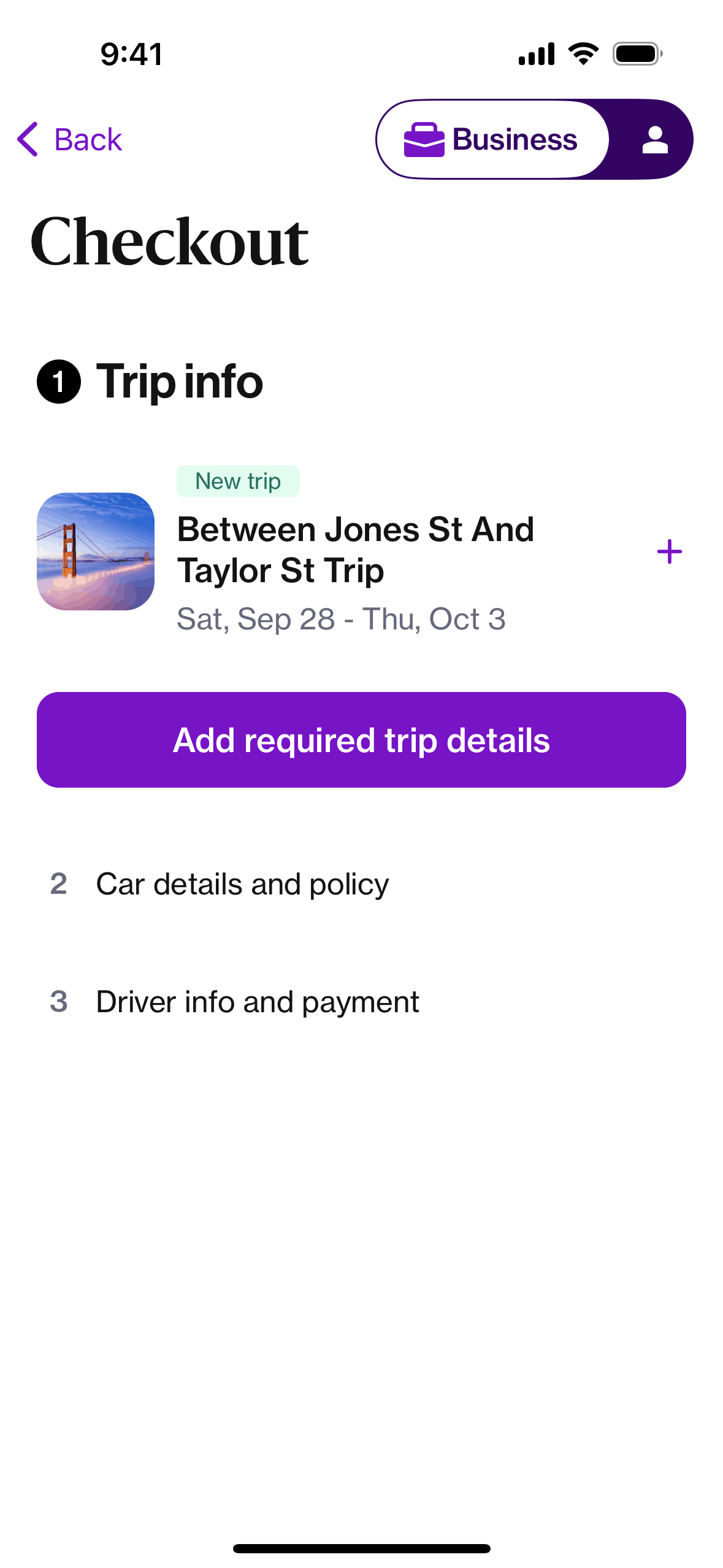 Navan iOS Business interface screenshot 18