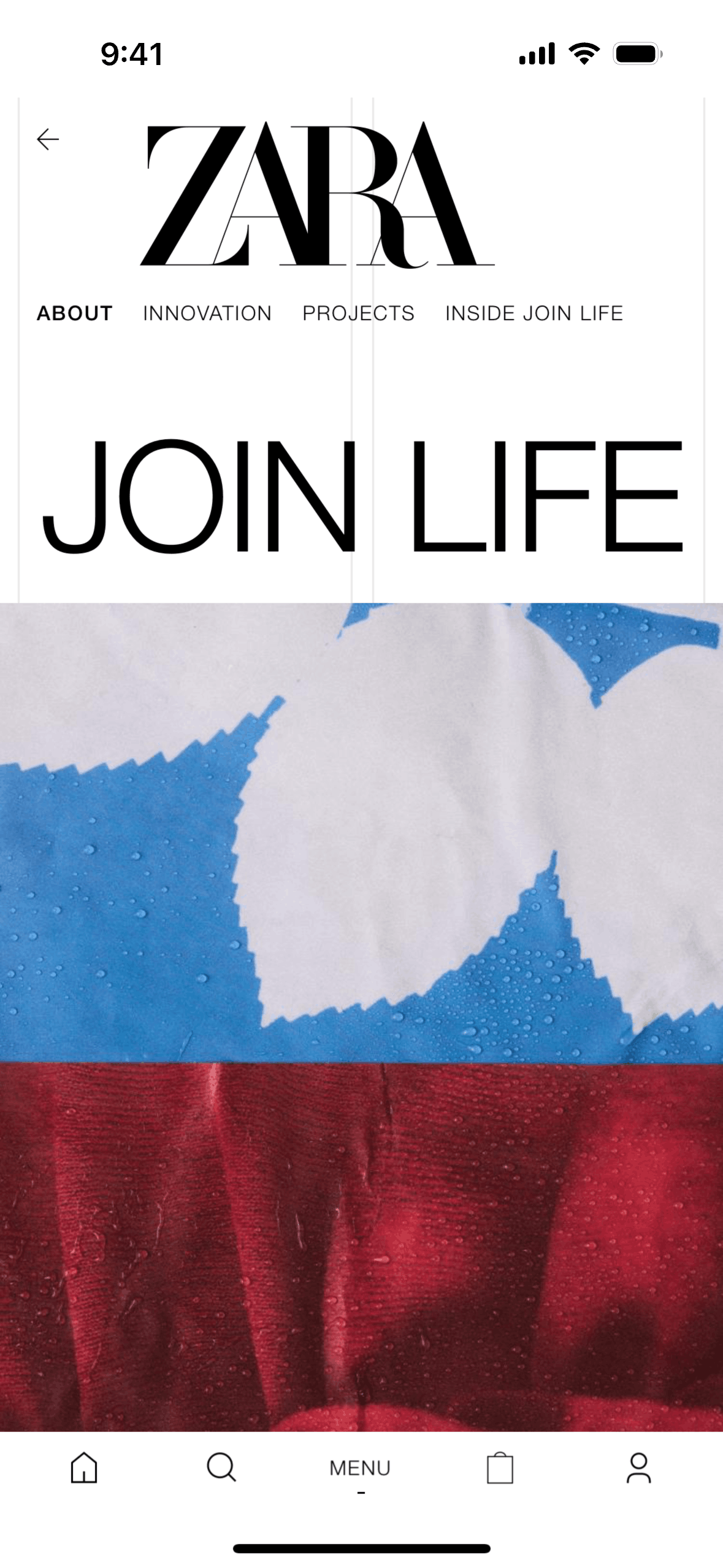 Join life on ZARA (ios) screen 2