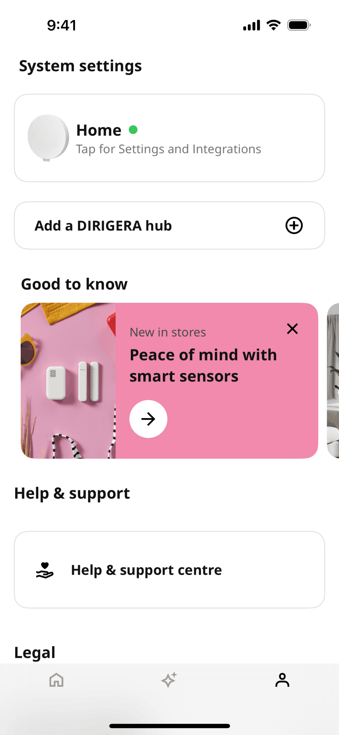 IKEA Home smart iOS Utilities interface screenshot 24