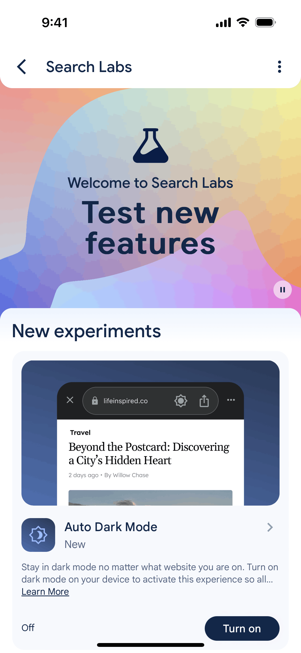 Google iOS AI interface screenshot 20