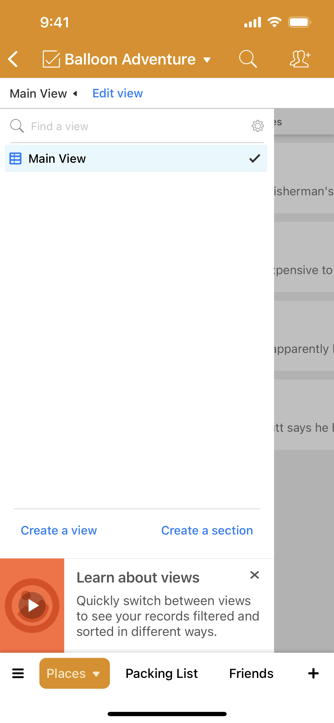 Airtable iOS Productivity interface screenshot 4