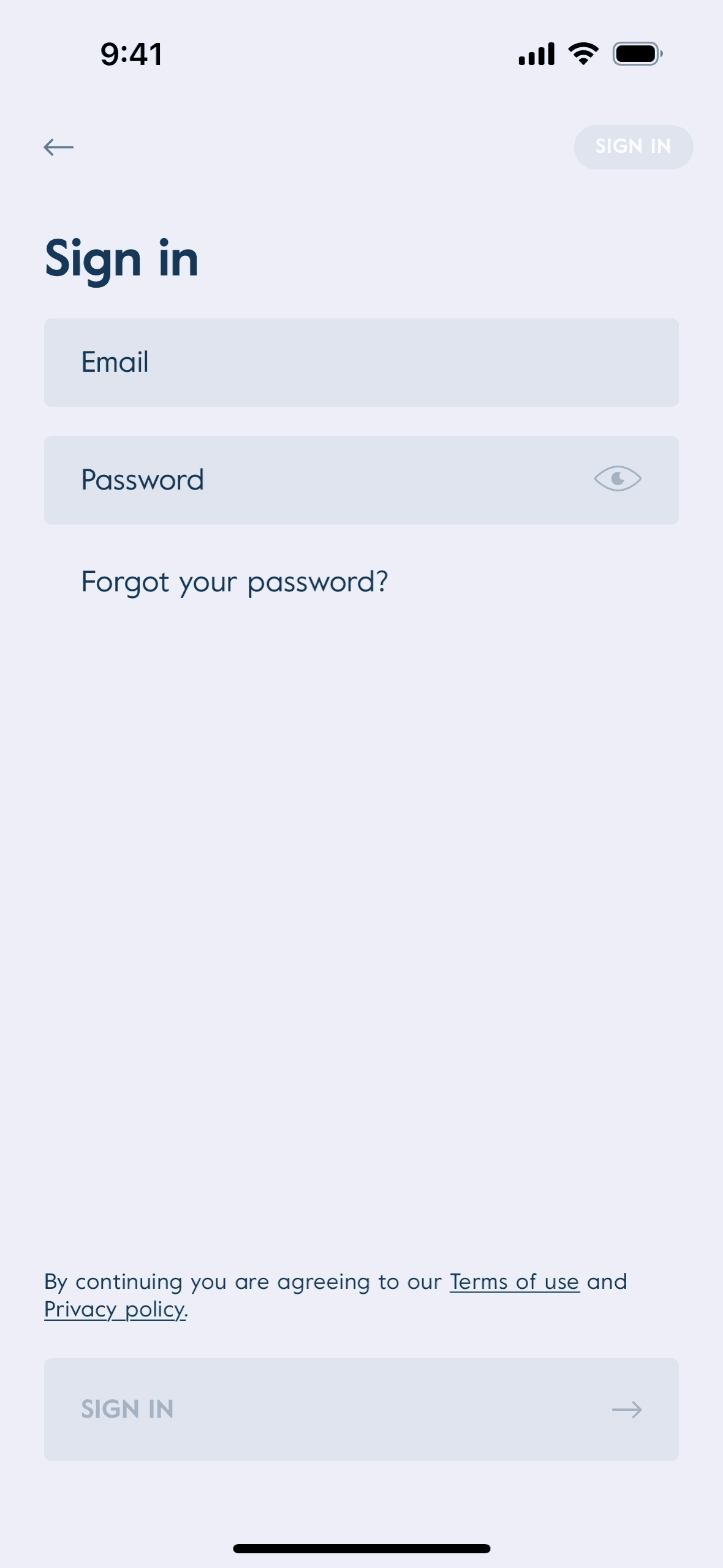 LARQ iOS Lifestyle interface screenshot 21