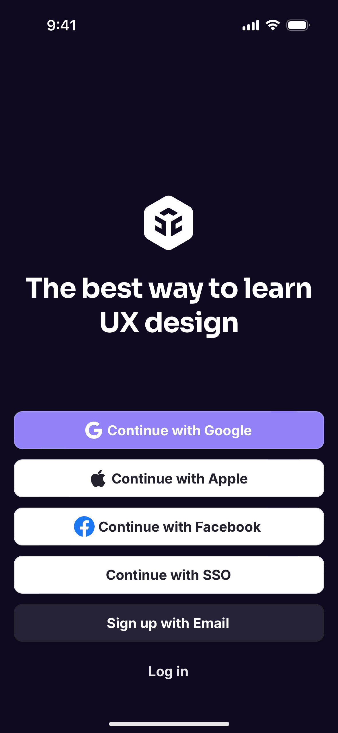 Uxcel Go iOS Education interface screenshot 2