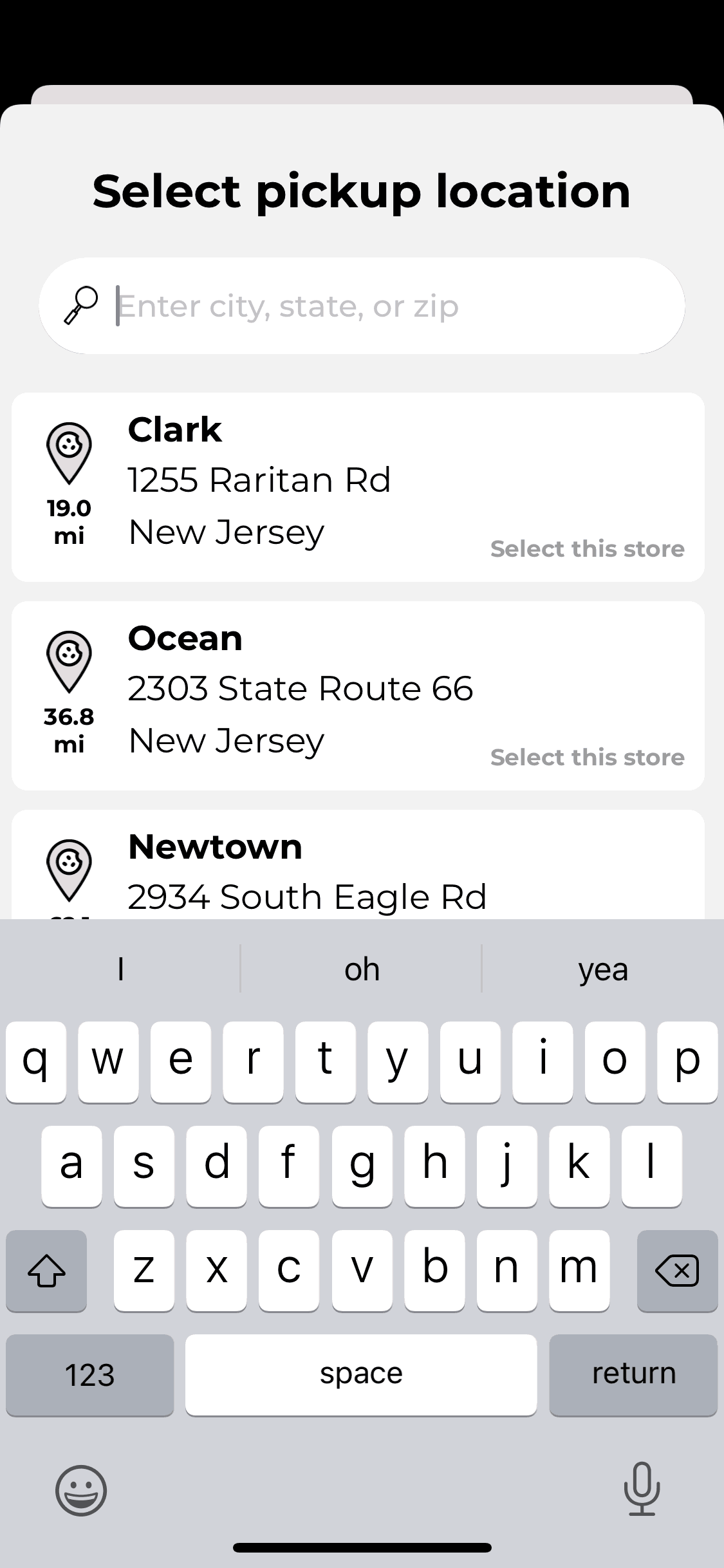 Crumbl Cookies iOS Food & Drink interface screenshot 23