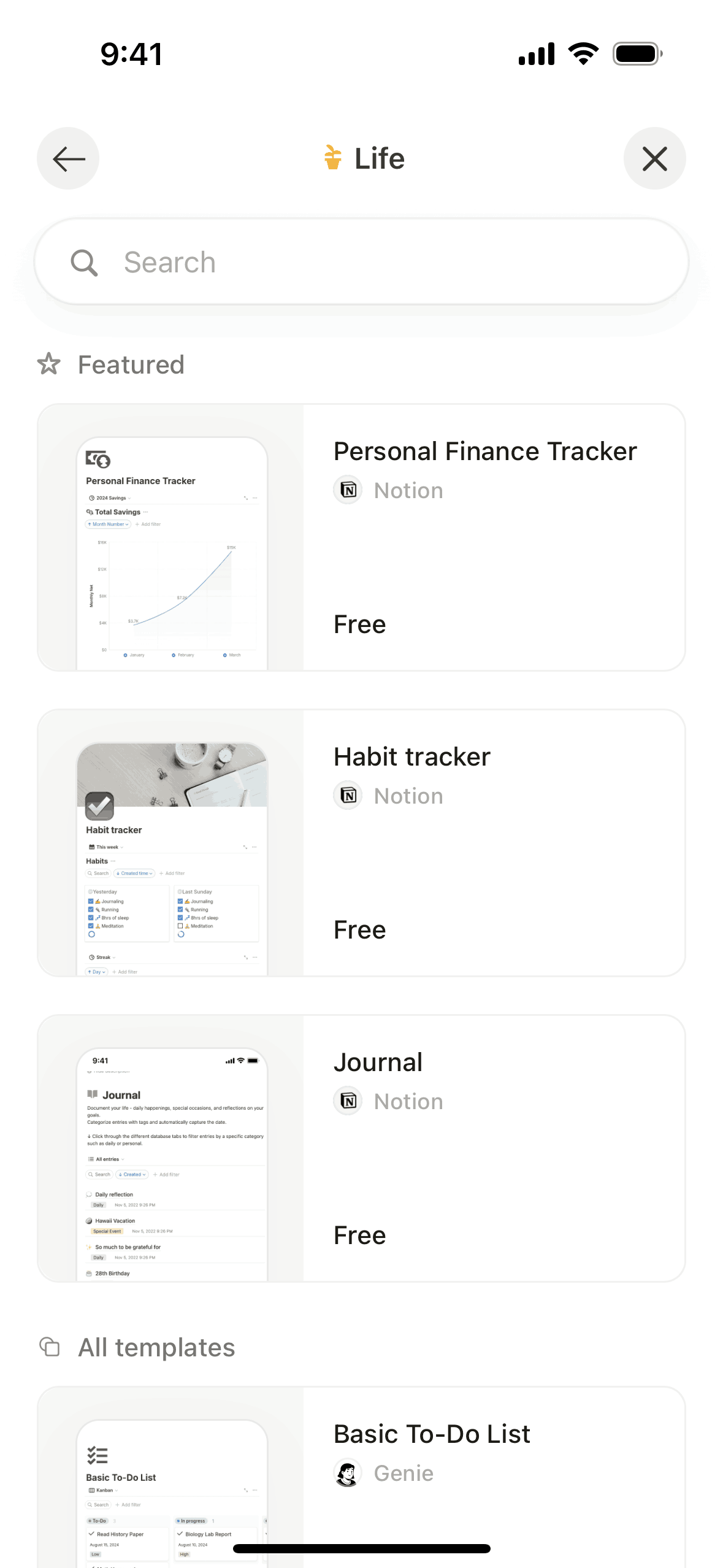 Notion iOS Collaboration interface screenshot 24