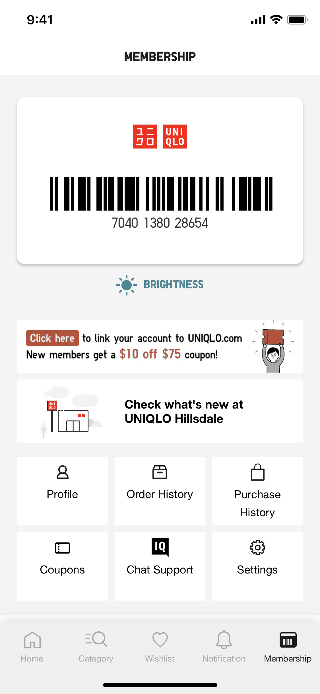 UNIQLO iOS Shopping interface screenshot 19