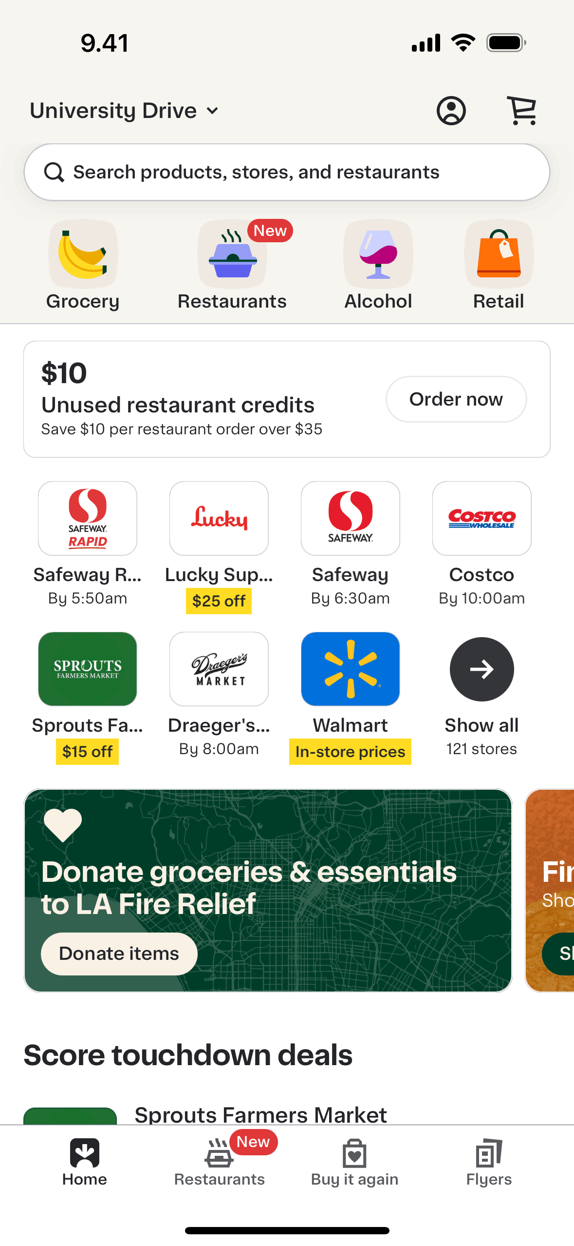 Instacart iOS Food & Drink interface screenshot 2