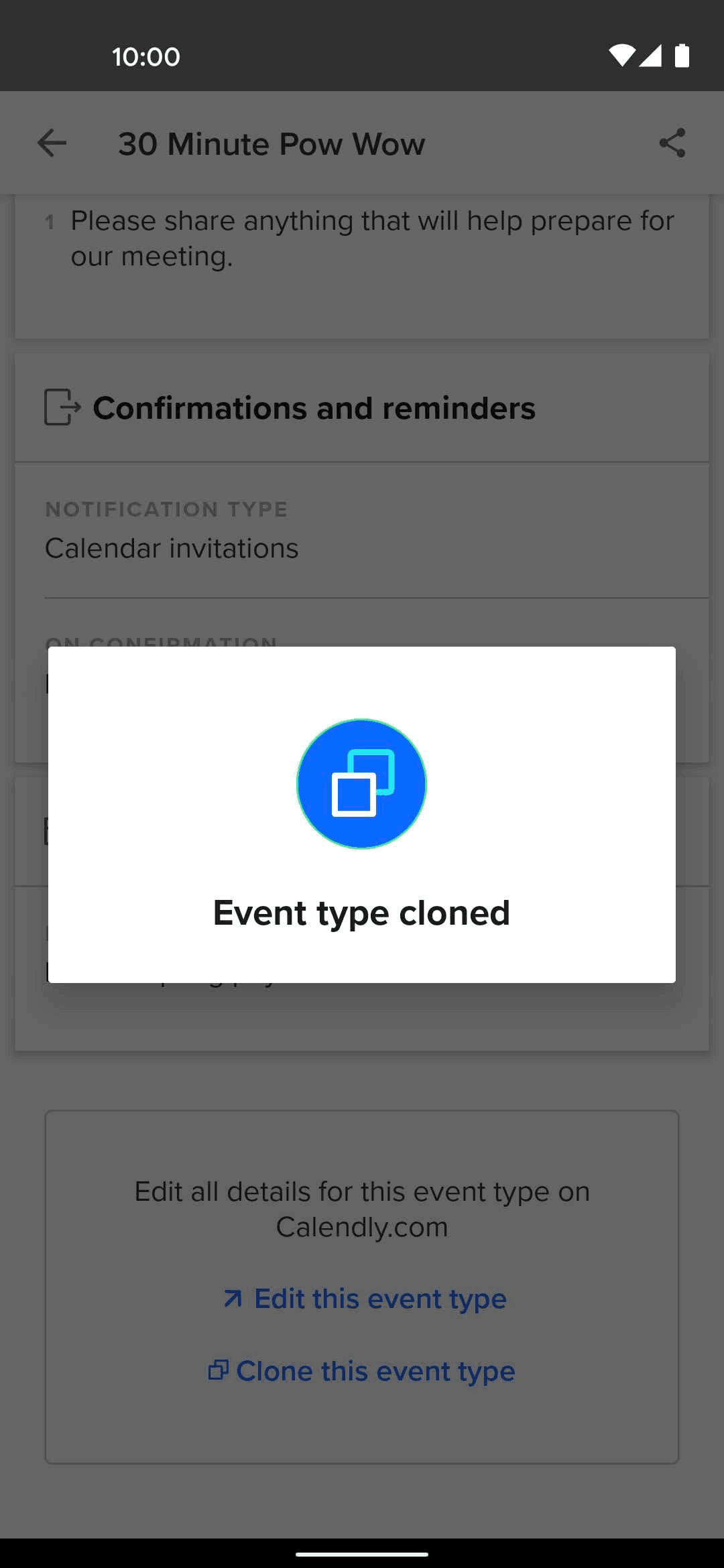 Calendly Android Business interface screenshot 18