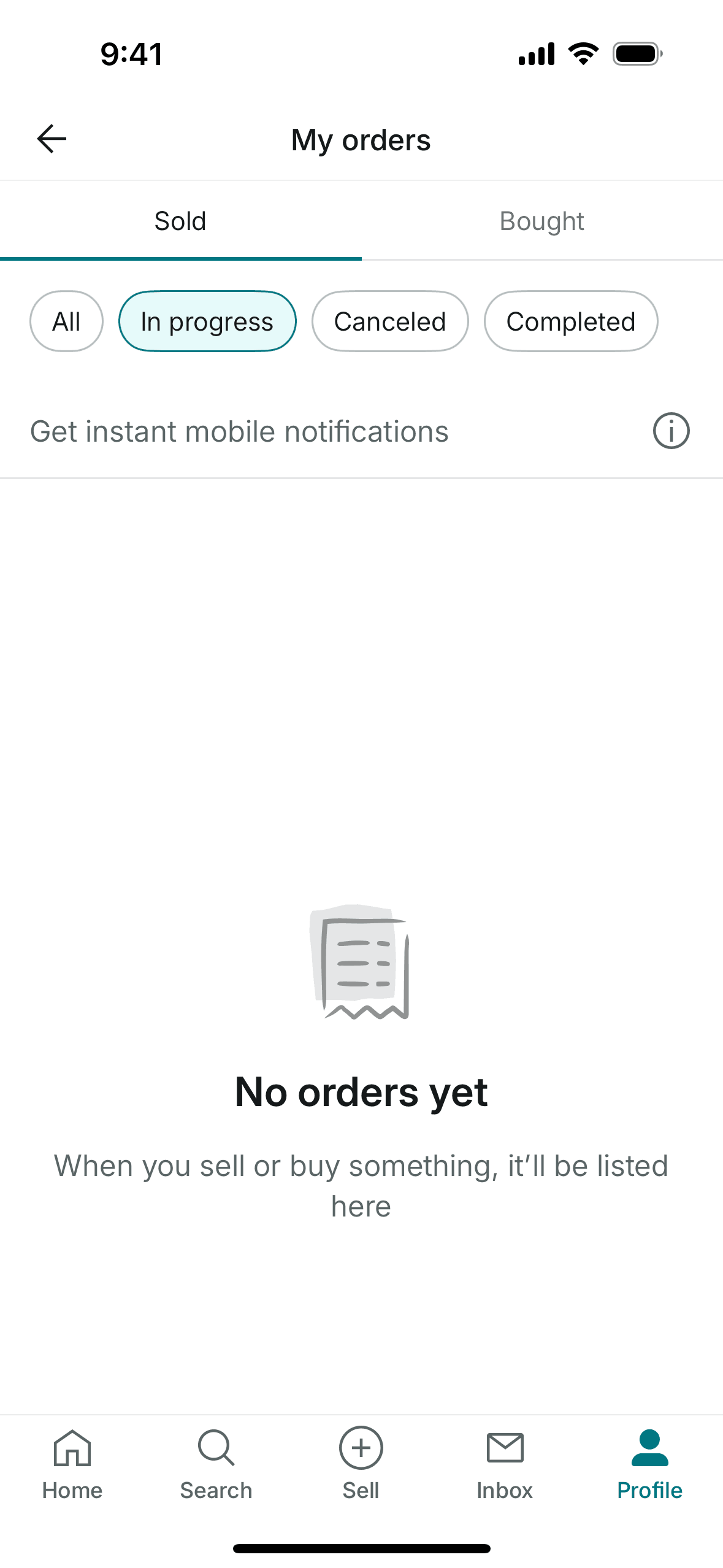 Vinted iOS Shopping interface screenshot 20