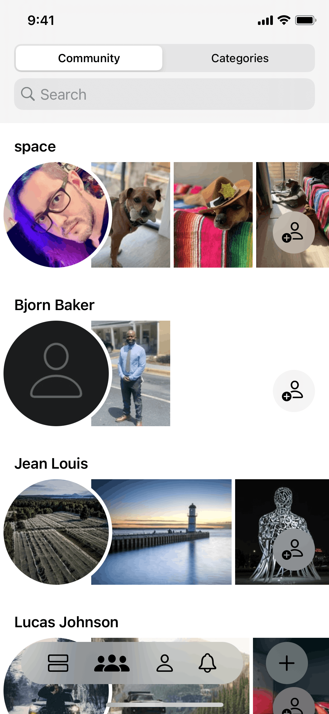 Glass iOS Photo & Video interface screenshot 3
