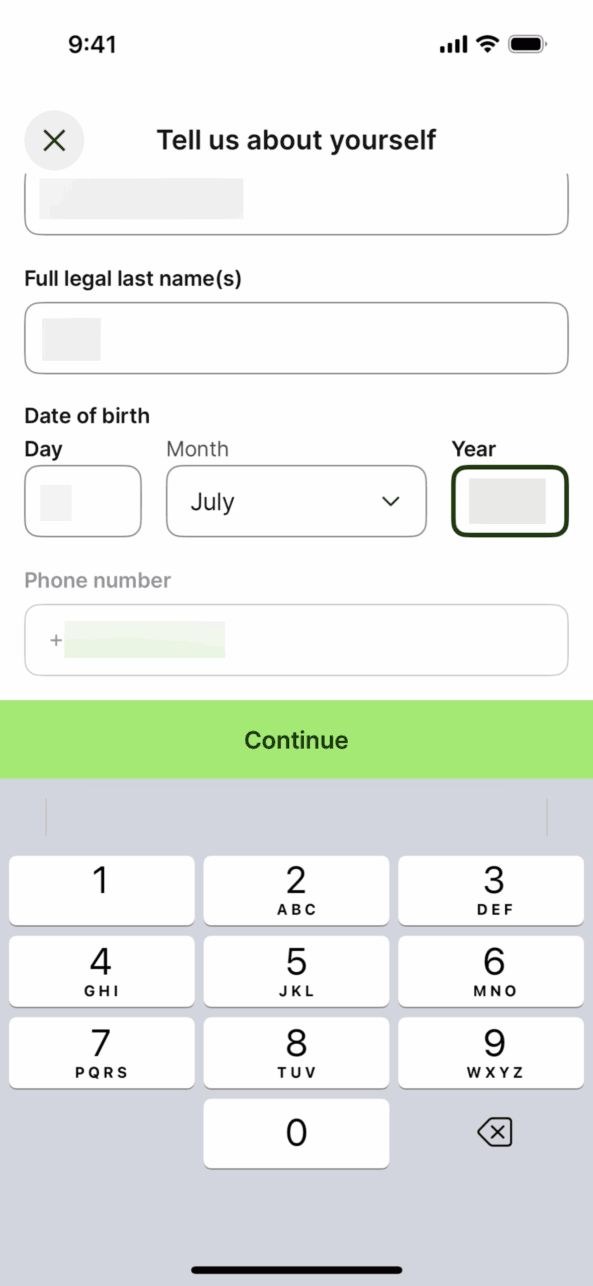 Wise iOS UI design screenshot