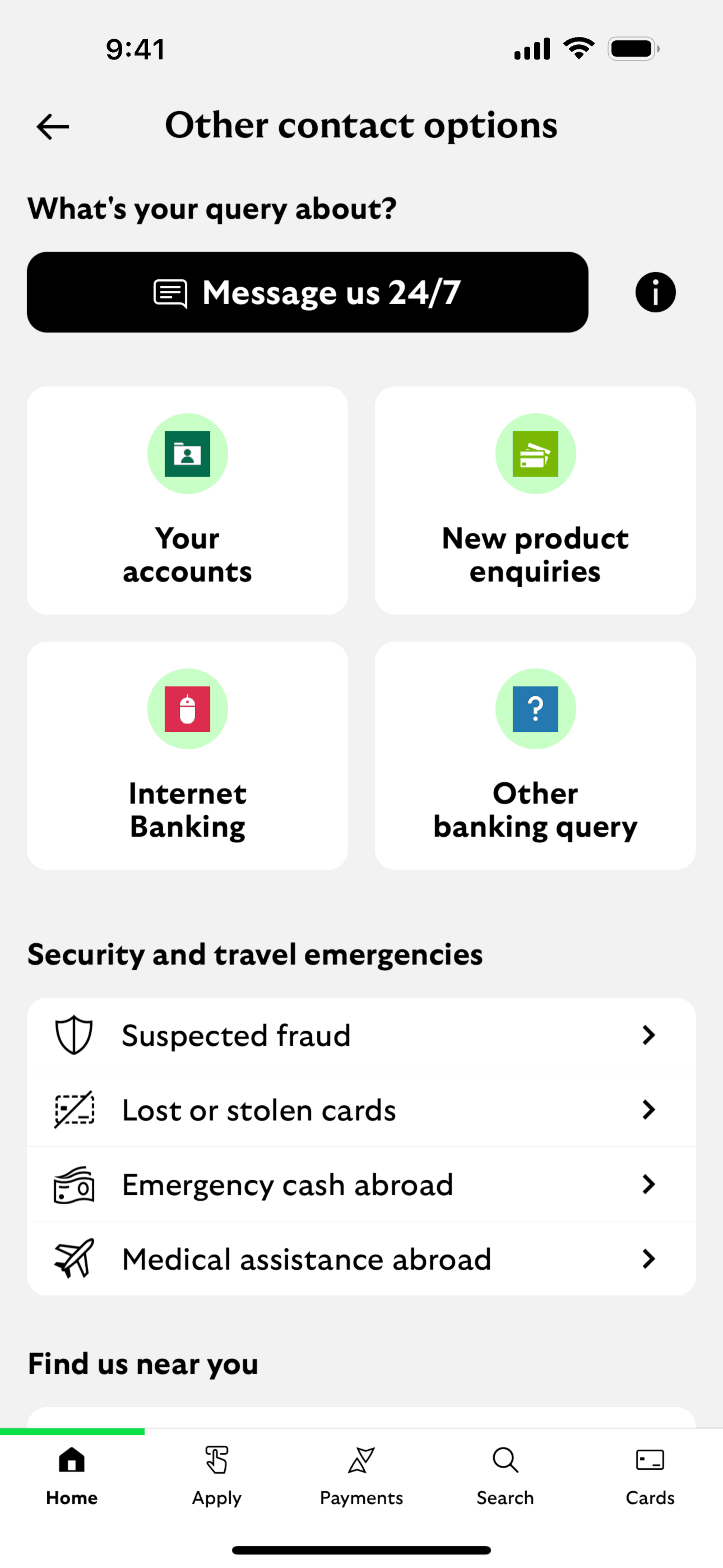 Lloyds Mobile Banking iOS Finance interface screenshot 22