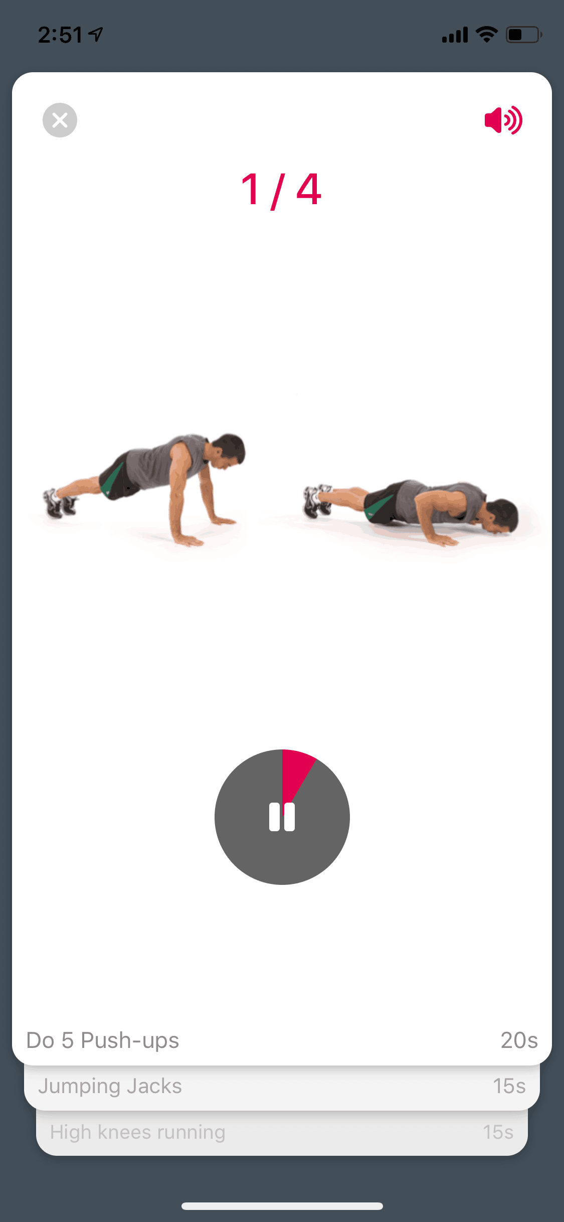 Fabulous iOS Health & Fitness interface screenshot 4