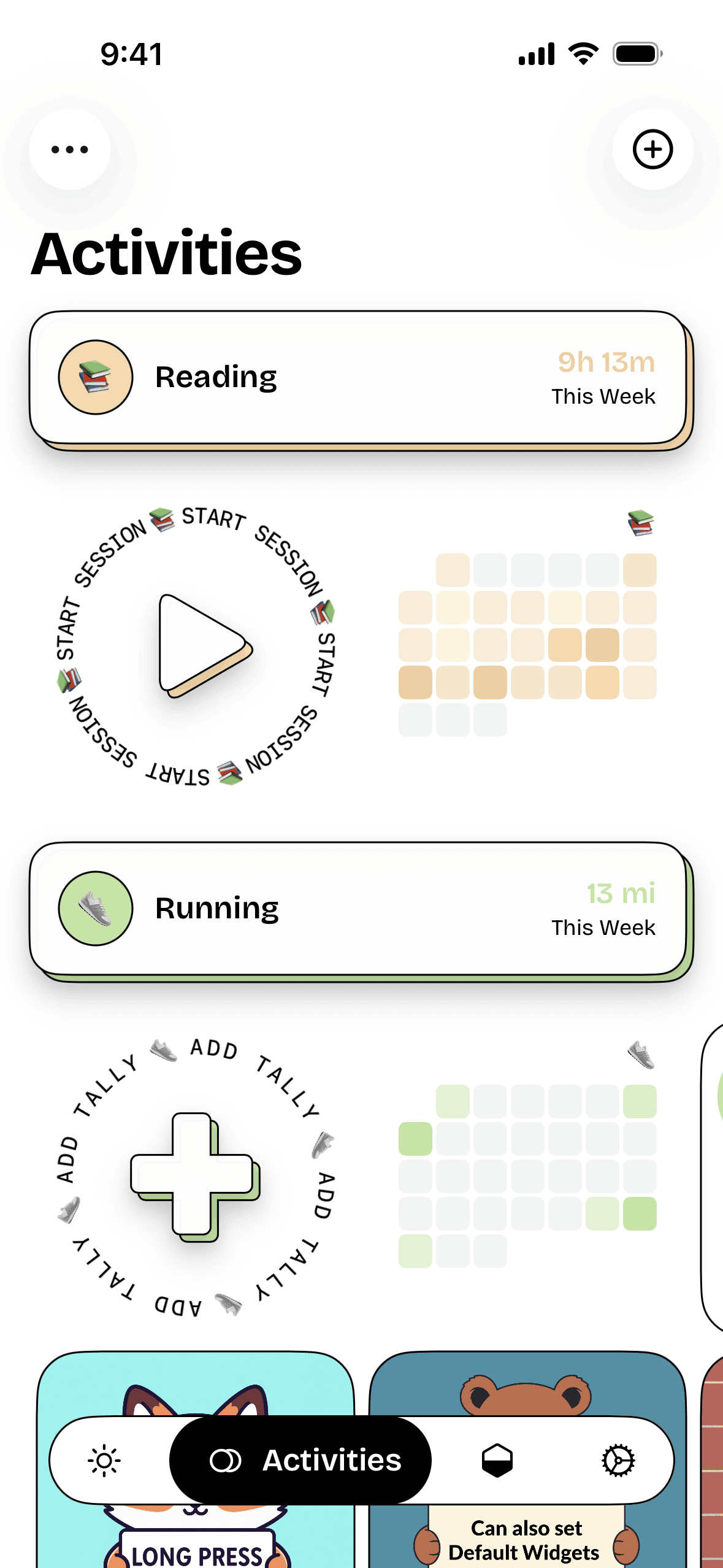 timespent iOS Productivity interface screenshot 2