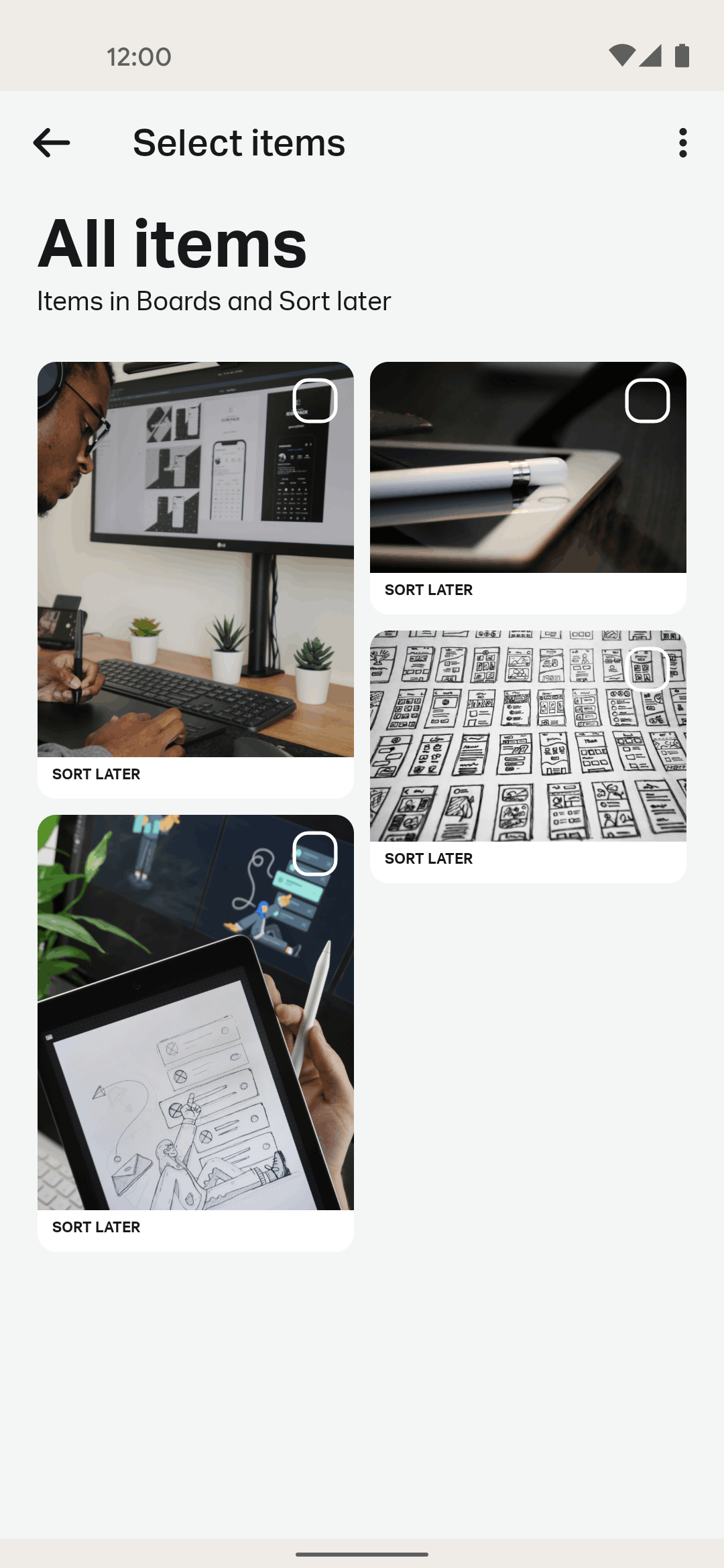 Collect Android Productivity interface screenshot 8