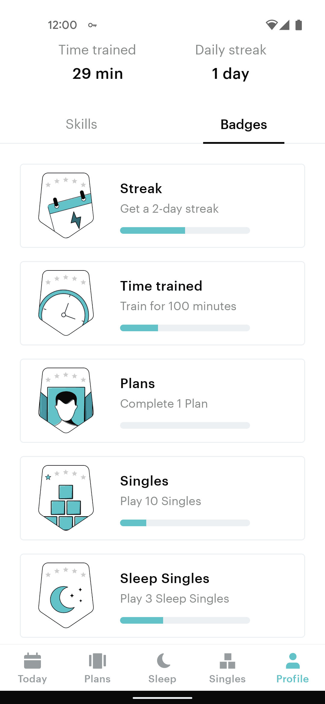 Balance Android Health & Fitness interface screenshot 14