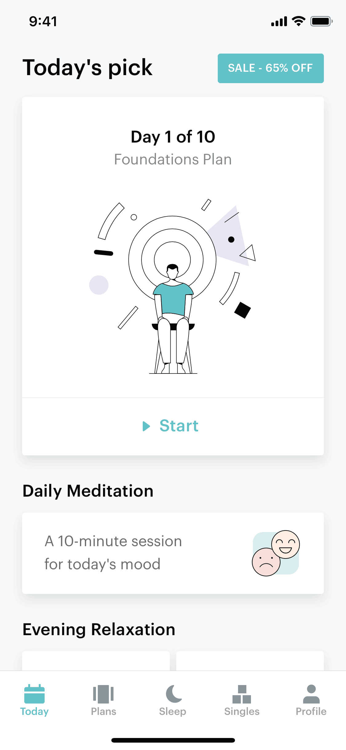 Balance iOS Health & Fitness interface screenshot 11
