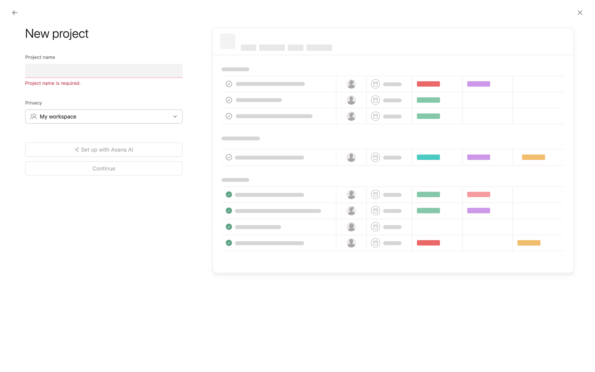 Asana Web Business interface screenshot 23