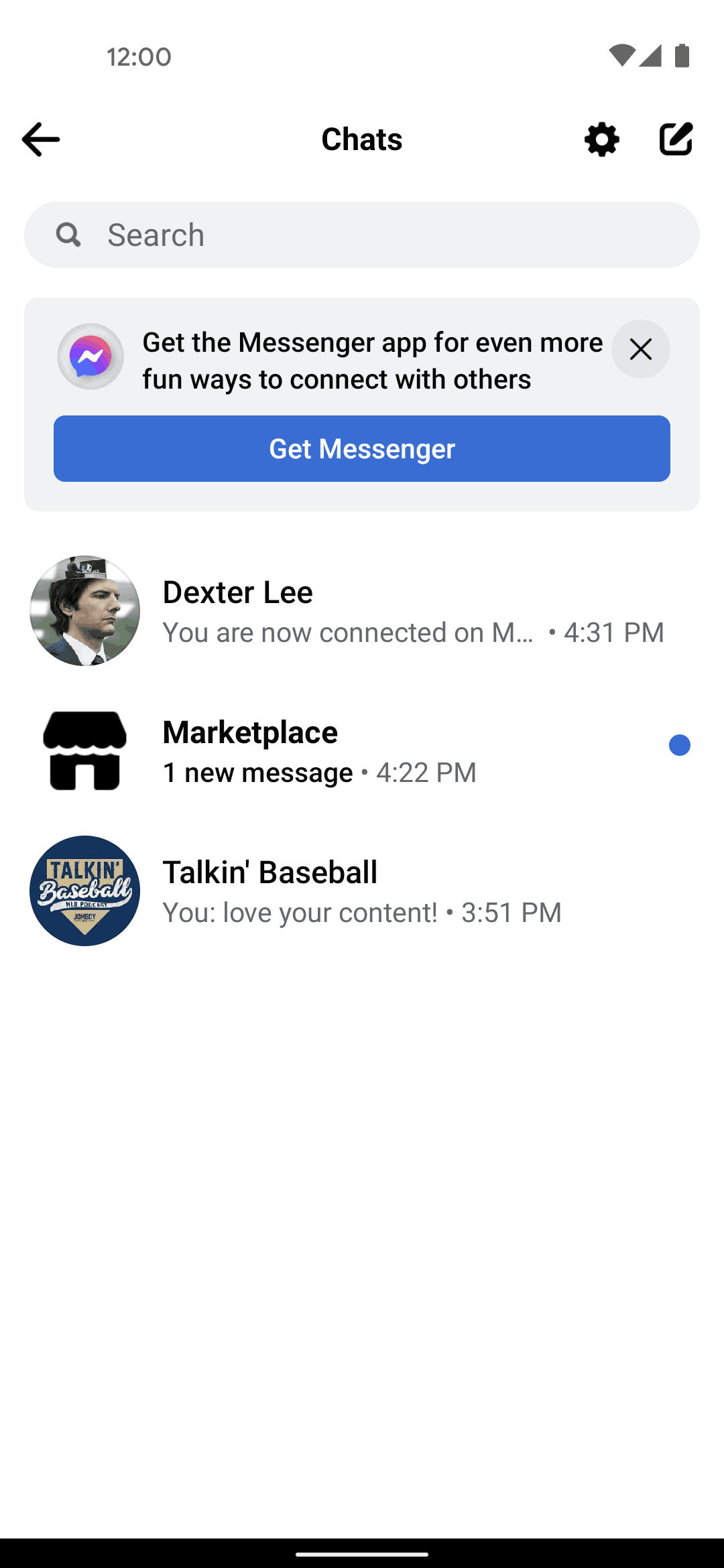 Facebook Android Social Networking interface screenshot 20