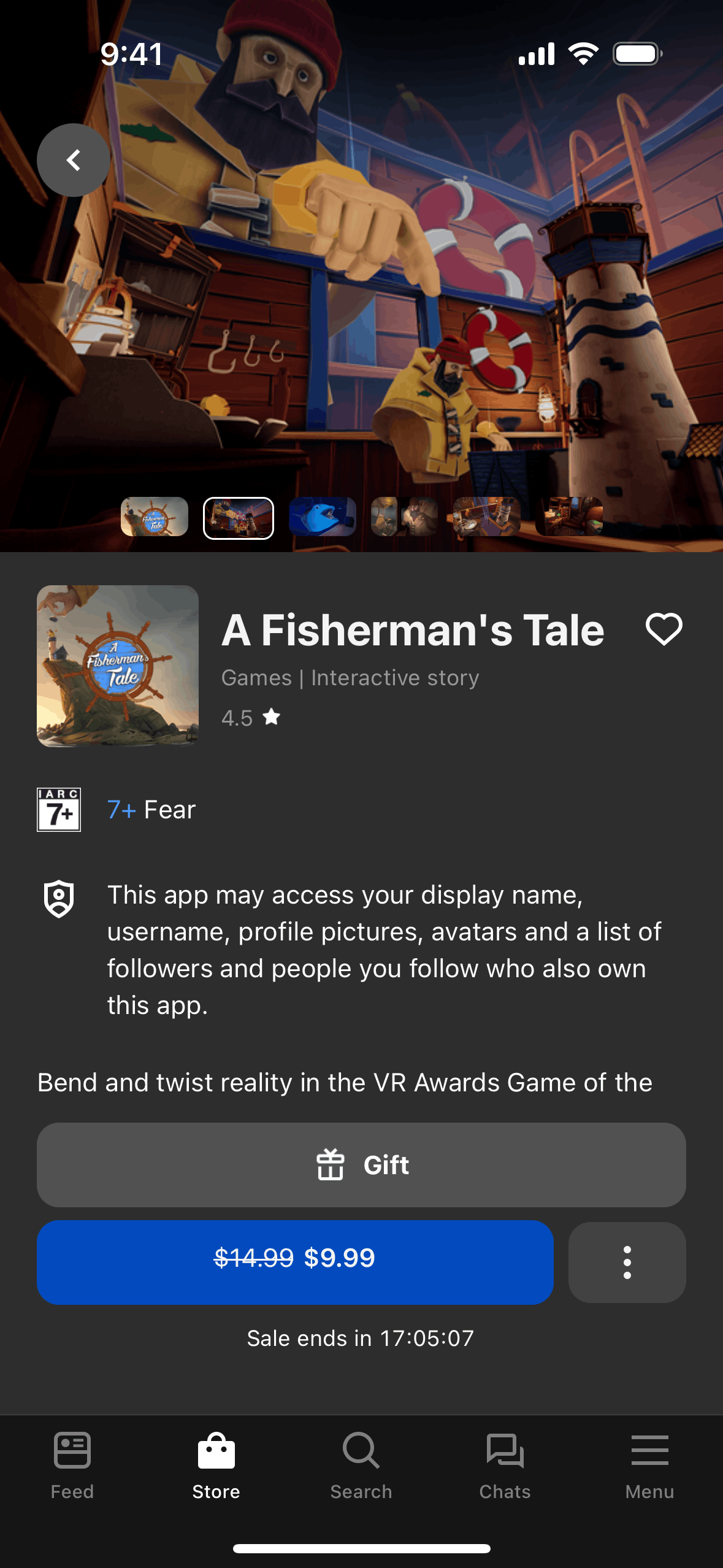 Meta Quest iOS Entertainment interface screenshot 13