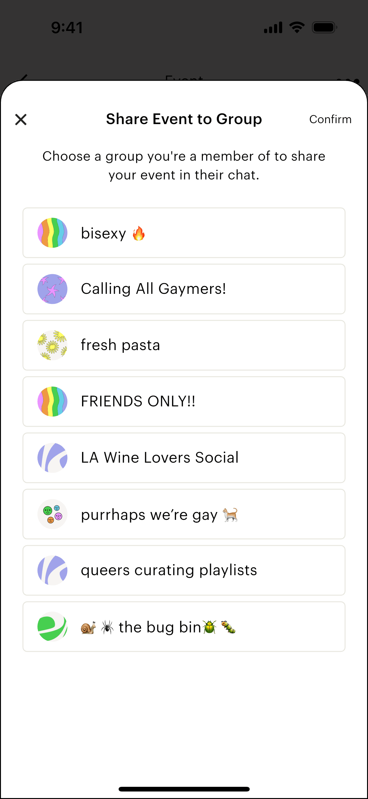 Lex iOS Social Networking interface screenshot 17