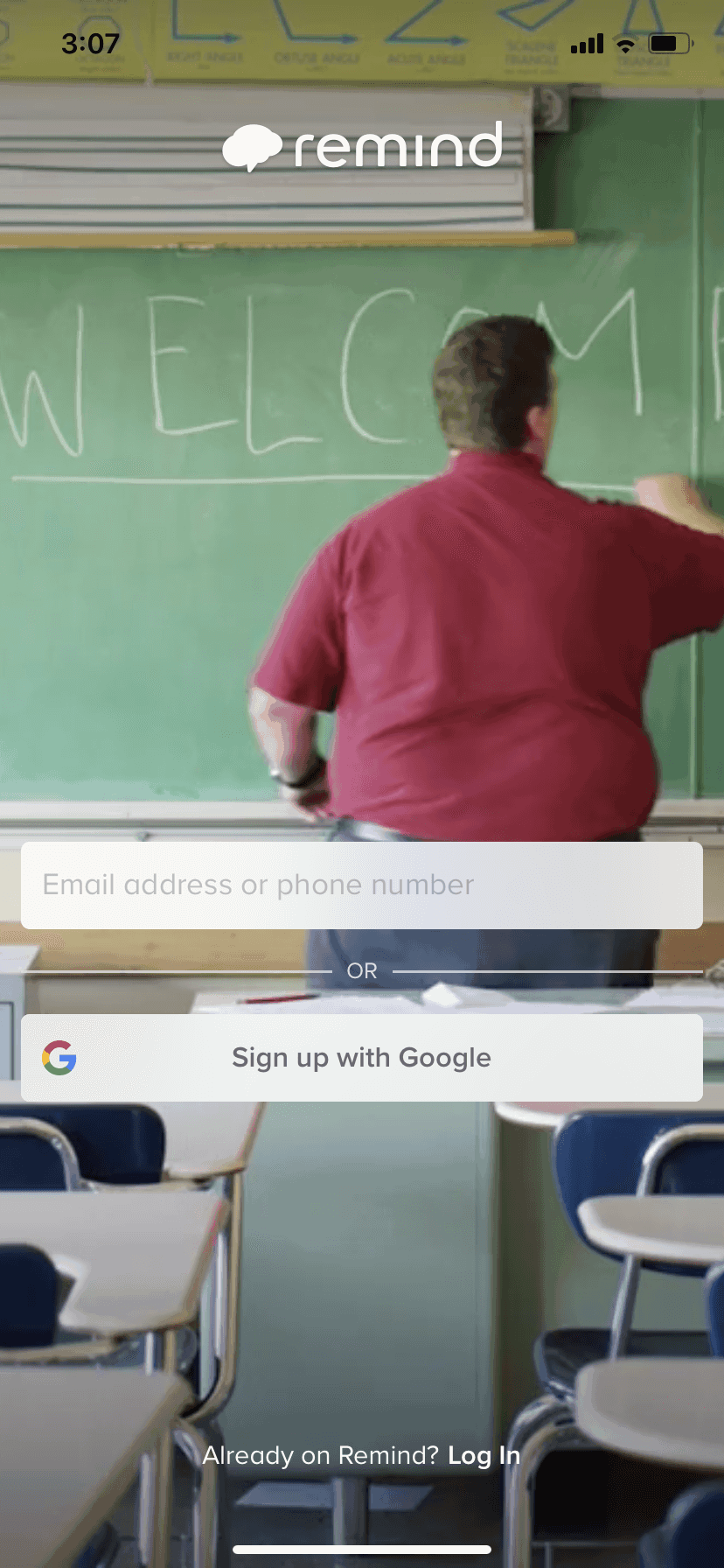 Remind iOS Education interface screenshot 2