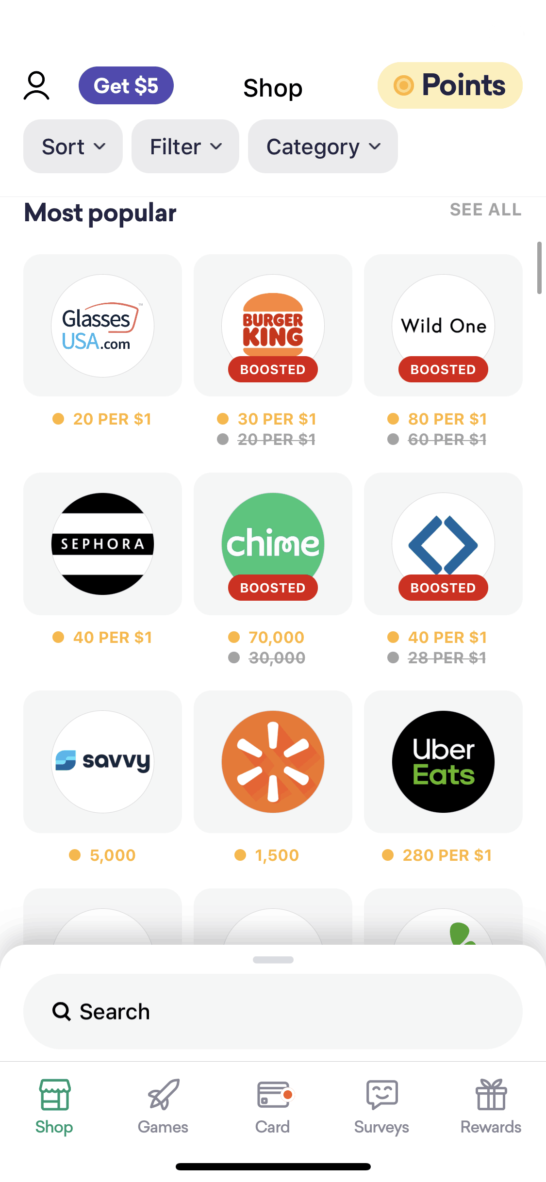 Drop iOS Lifestyle interface screenshot 17
