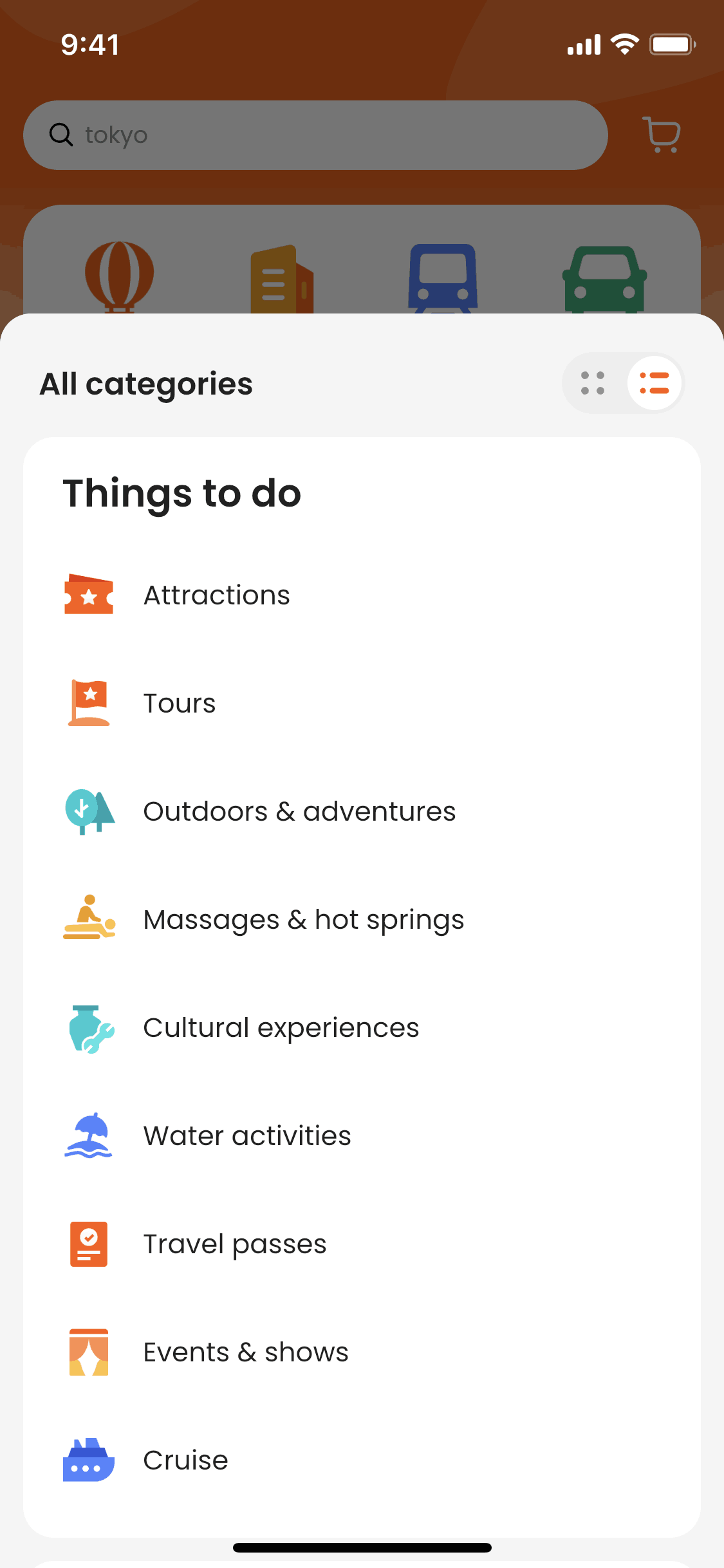 Klook iOS Travel & Transportation interface screenshot 22
