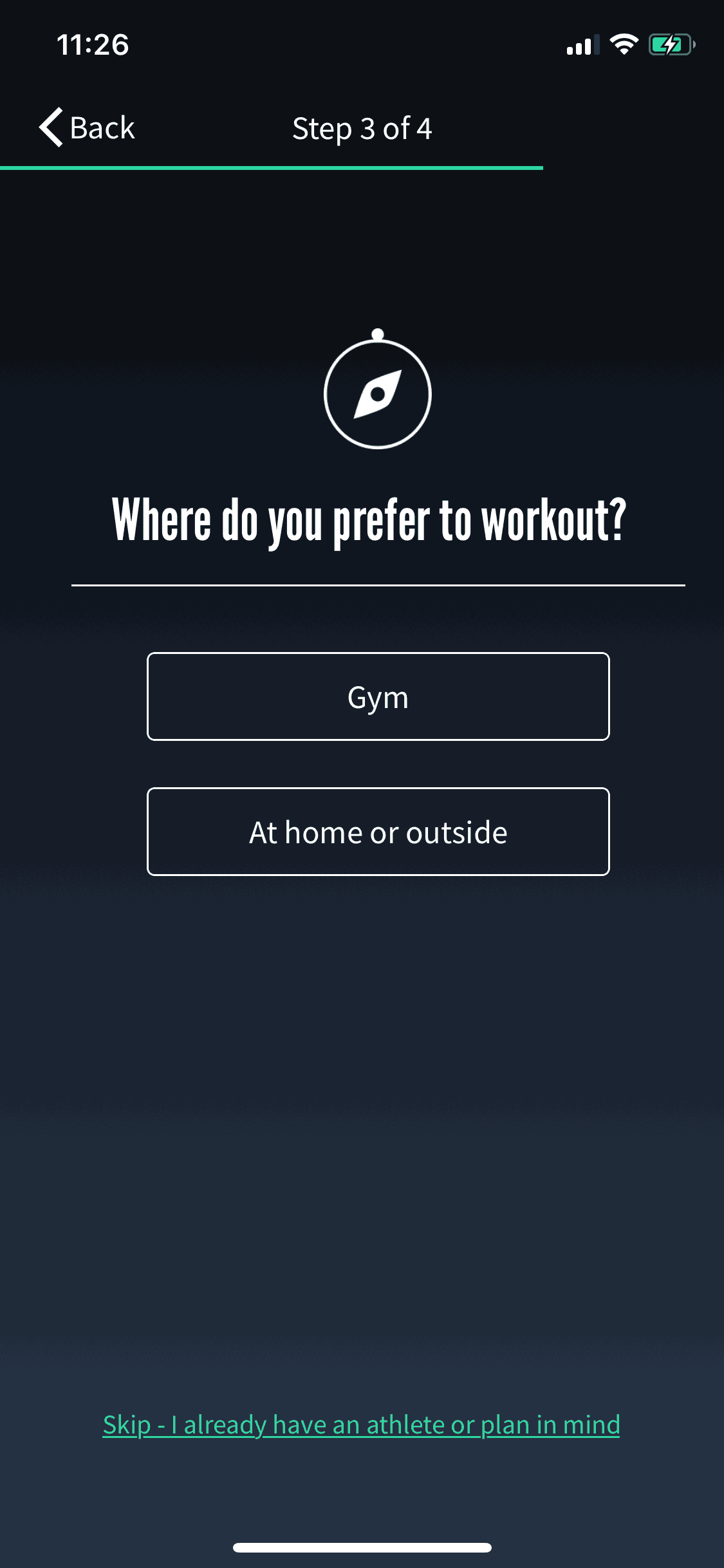 Fitplan iOS Health & Fitness interface screenshot 7